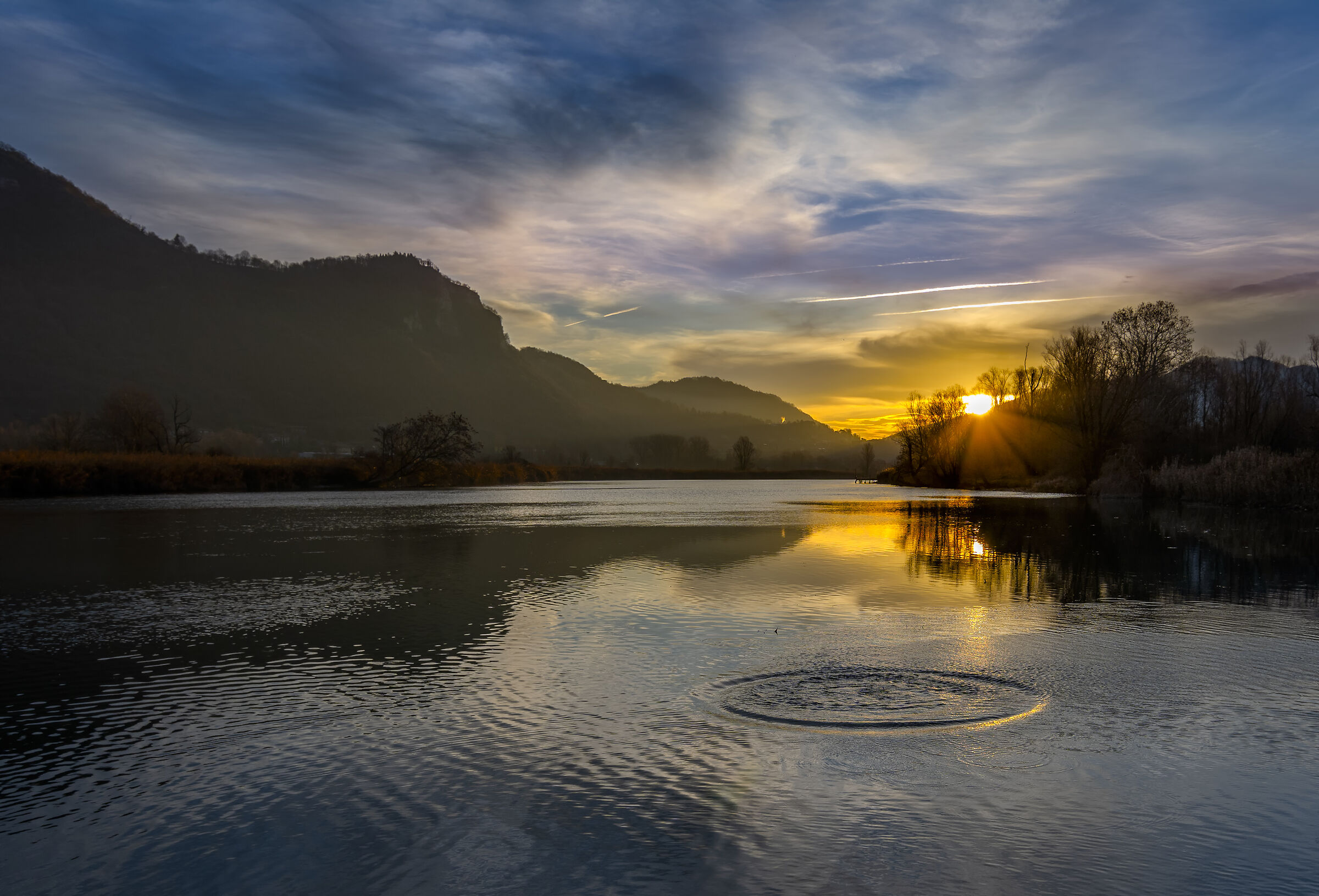 Sunrise on the river