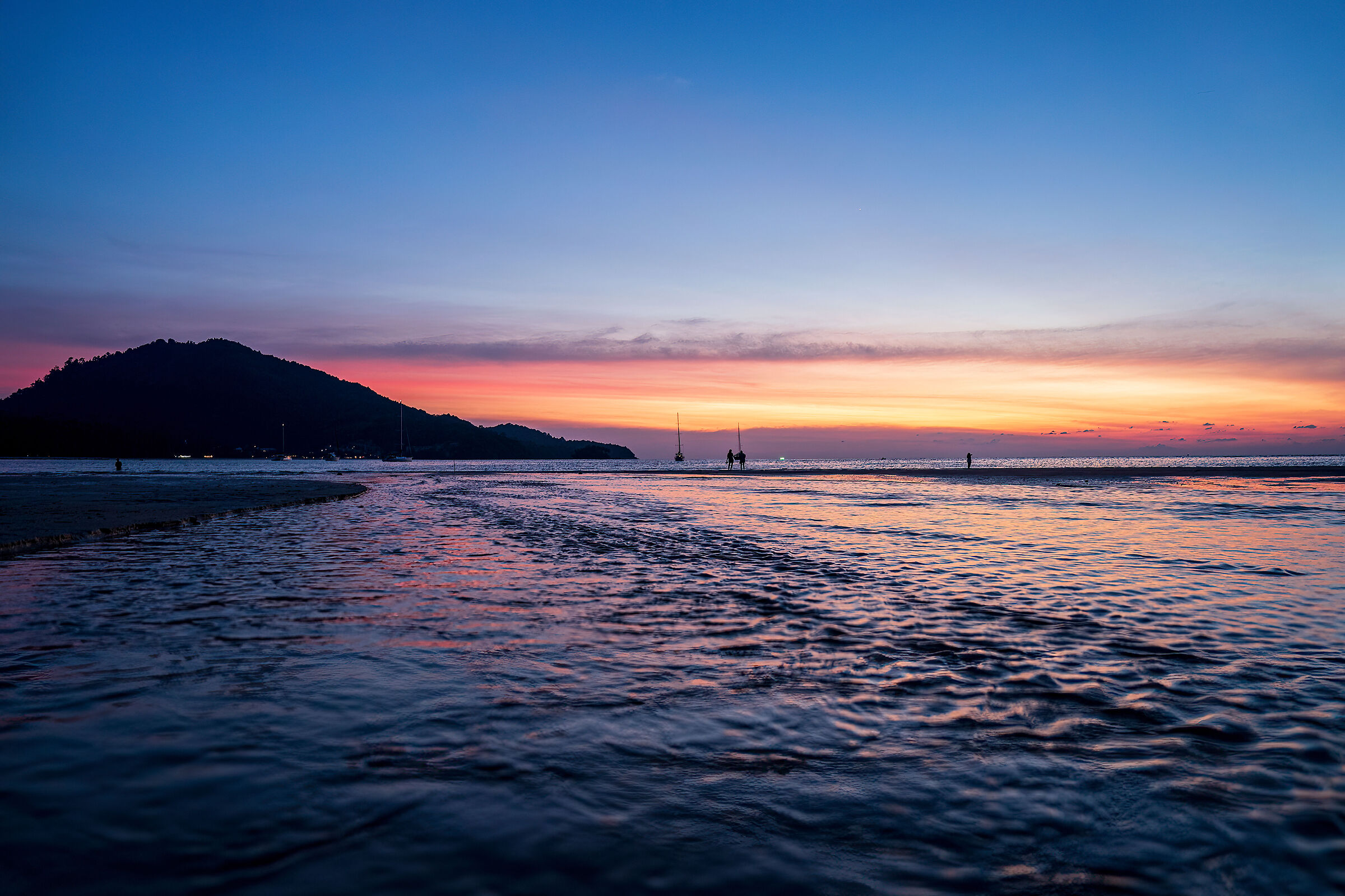 Sunset at Nayang Beach