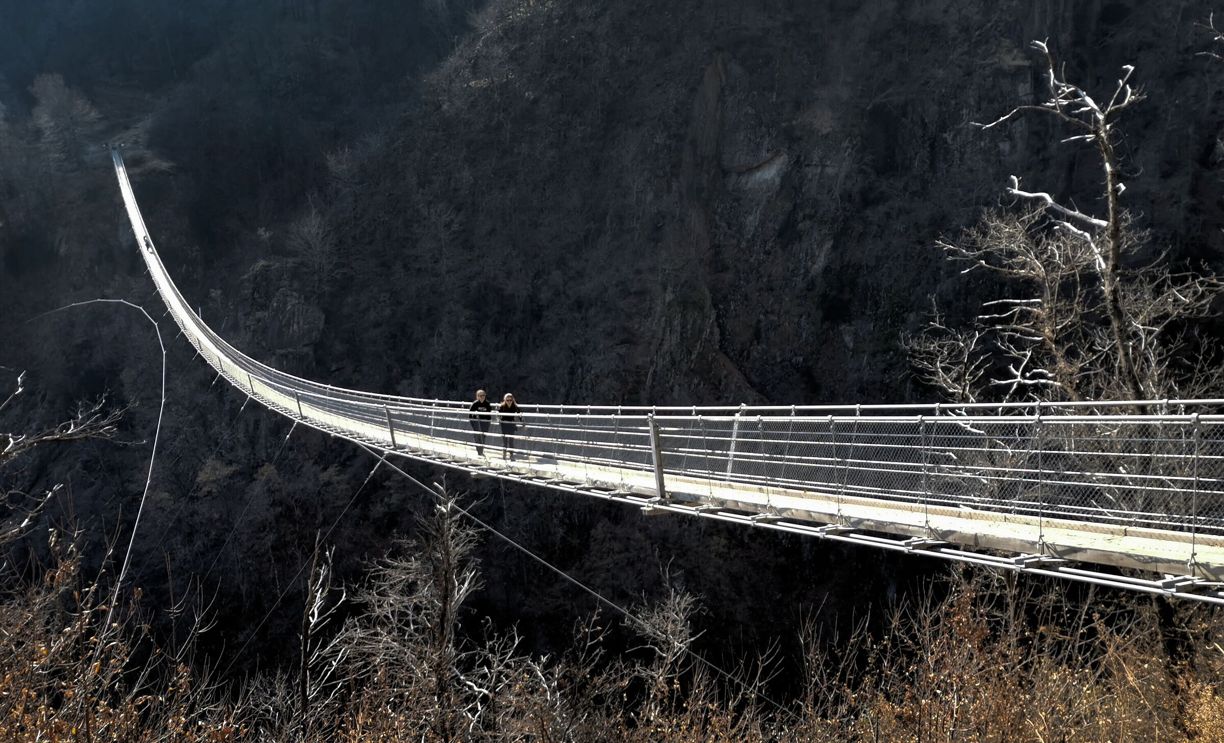 "Tibetan Bridge" Sementina / Monte Carasso