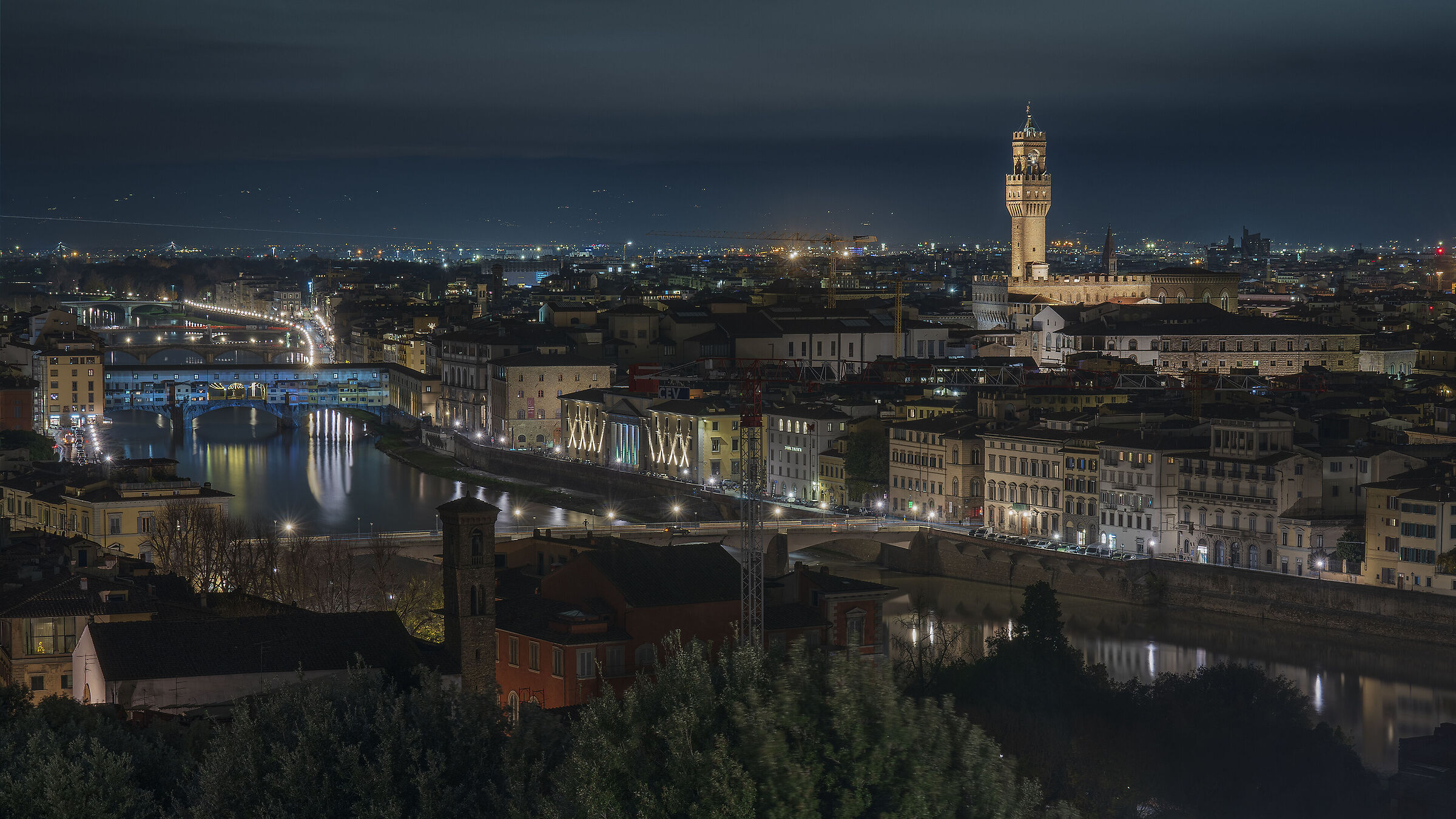 Firenze - Skyline in notturna