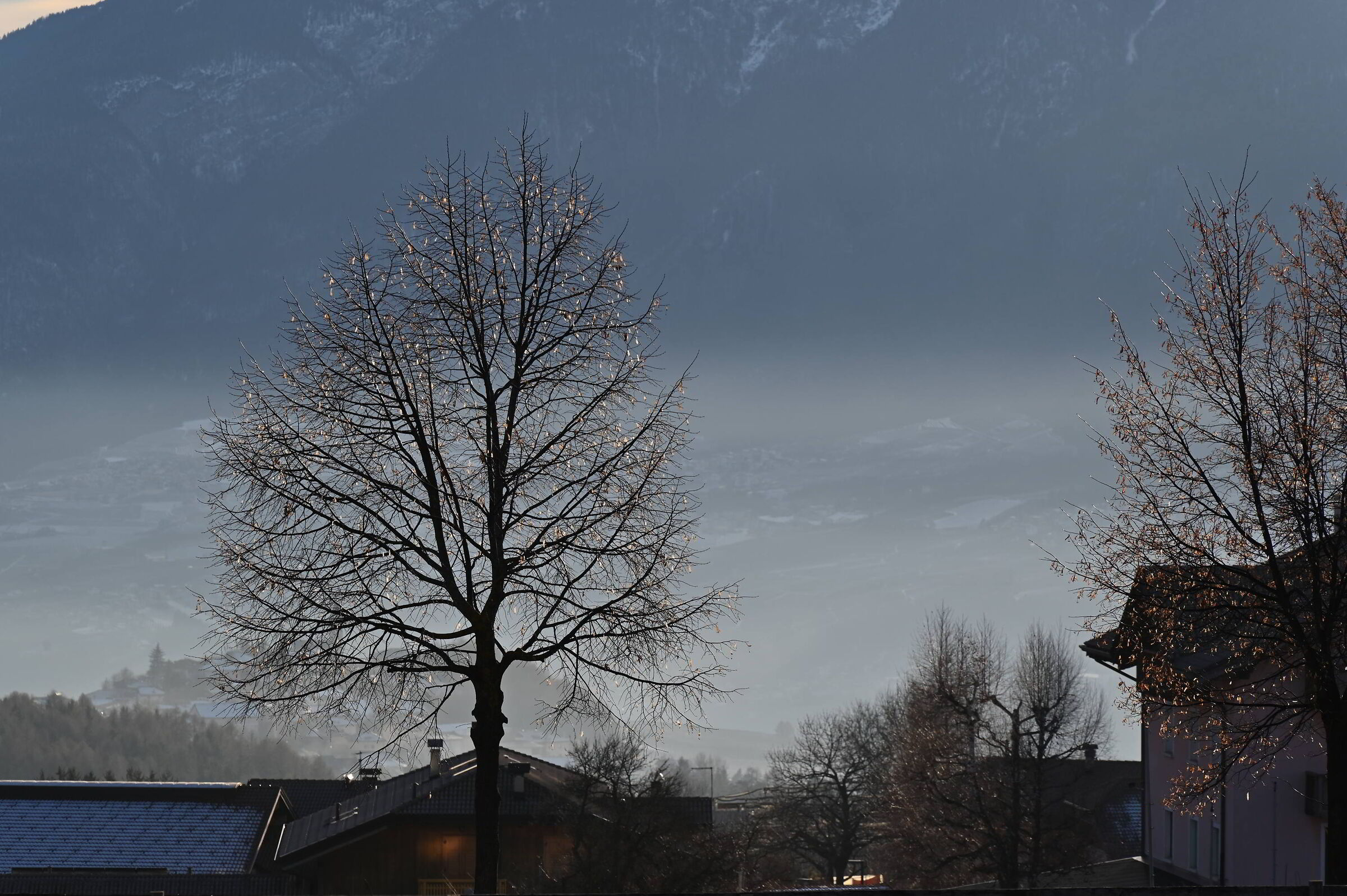 più in alto della foschia