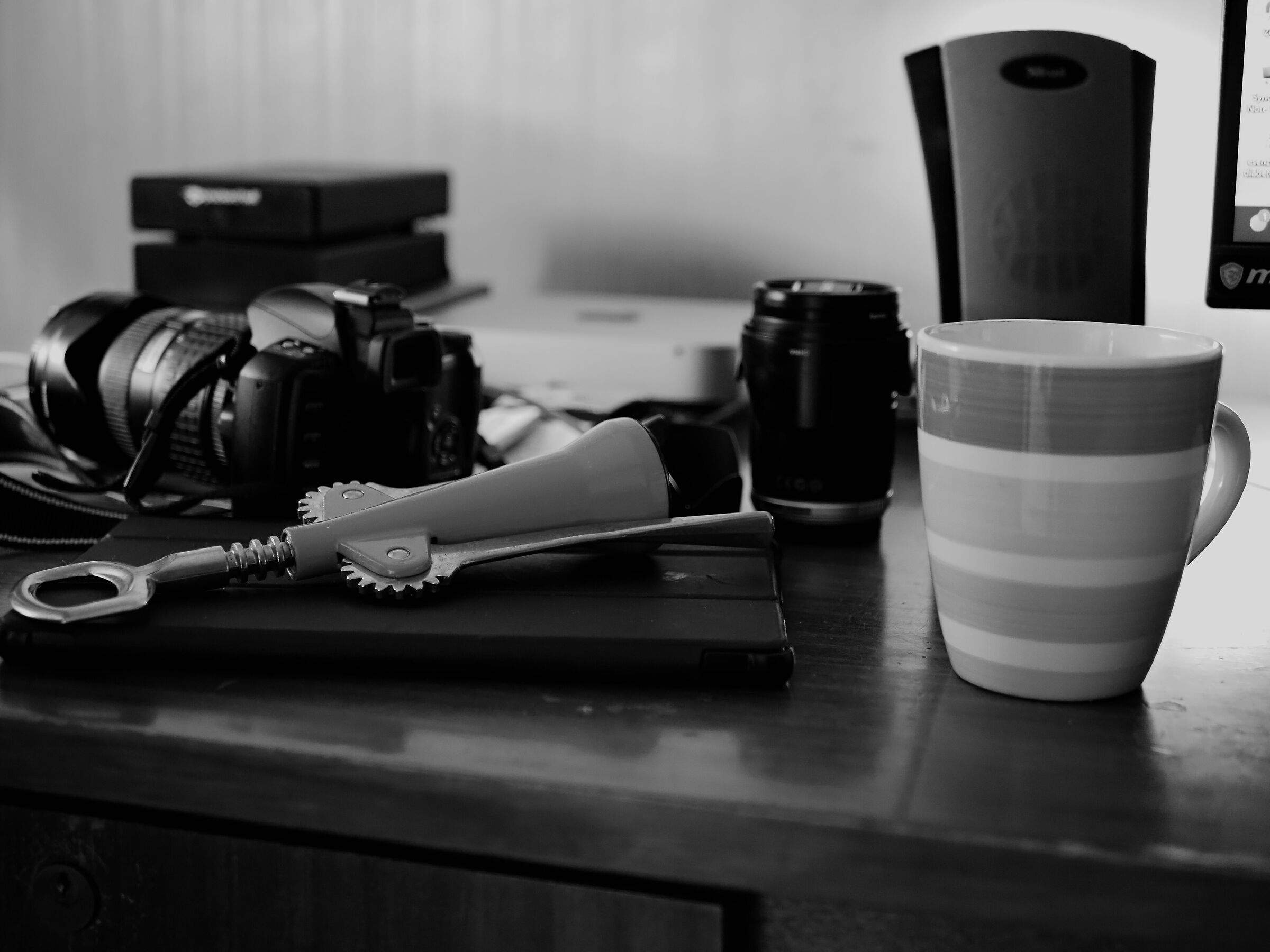 Il cavatappi e la tazza