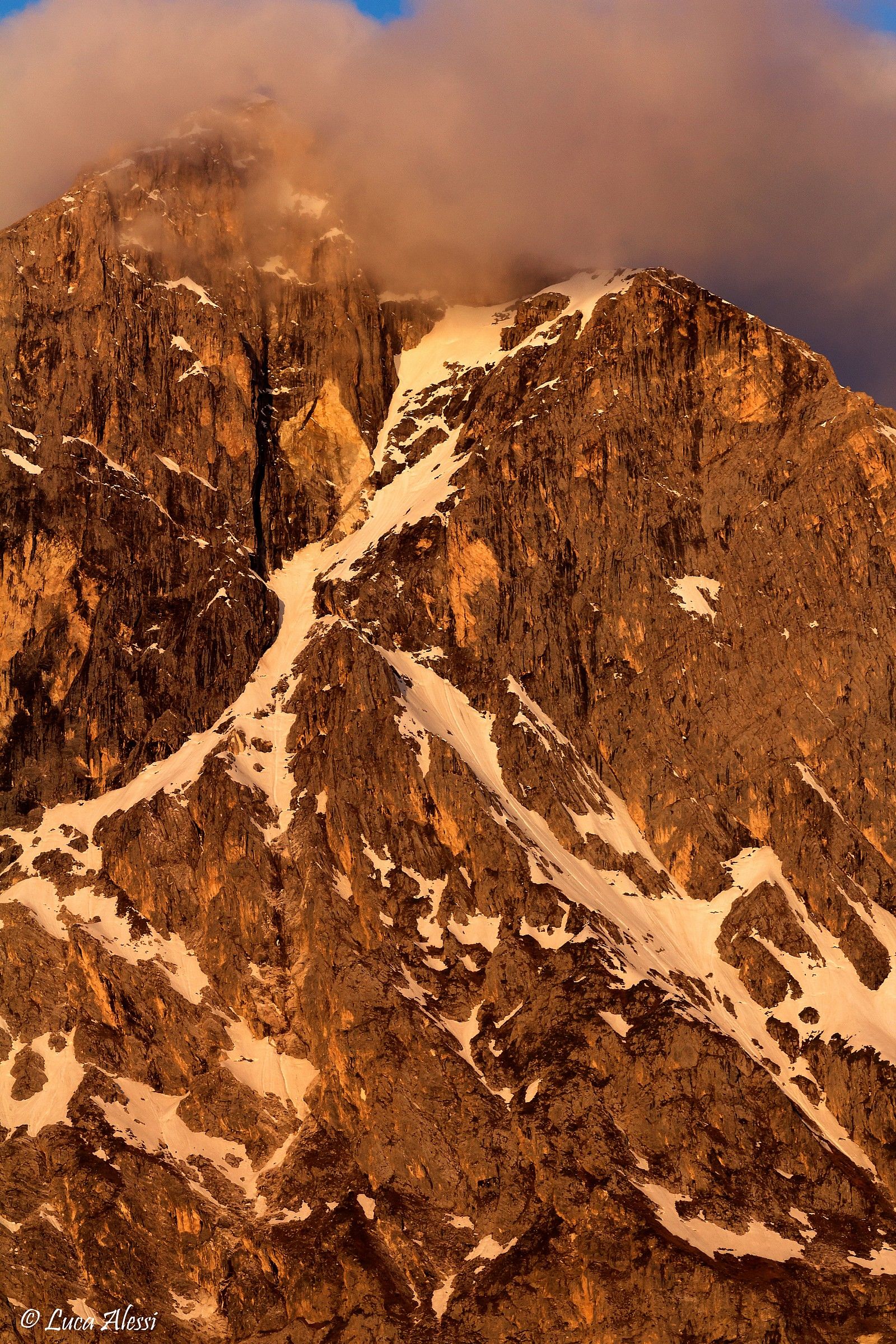 Corno Grande at dawn