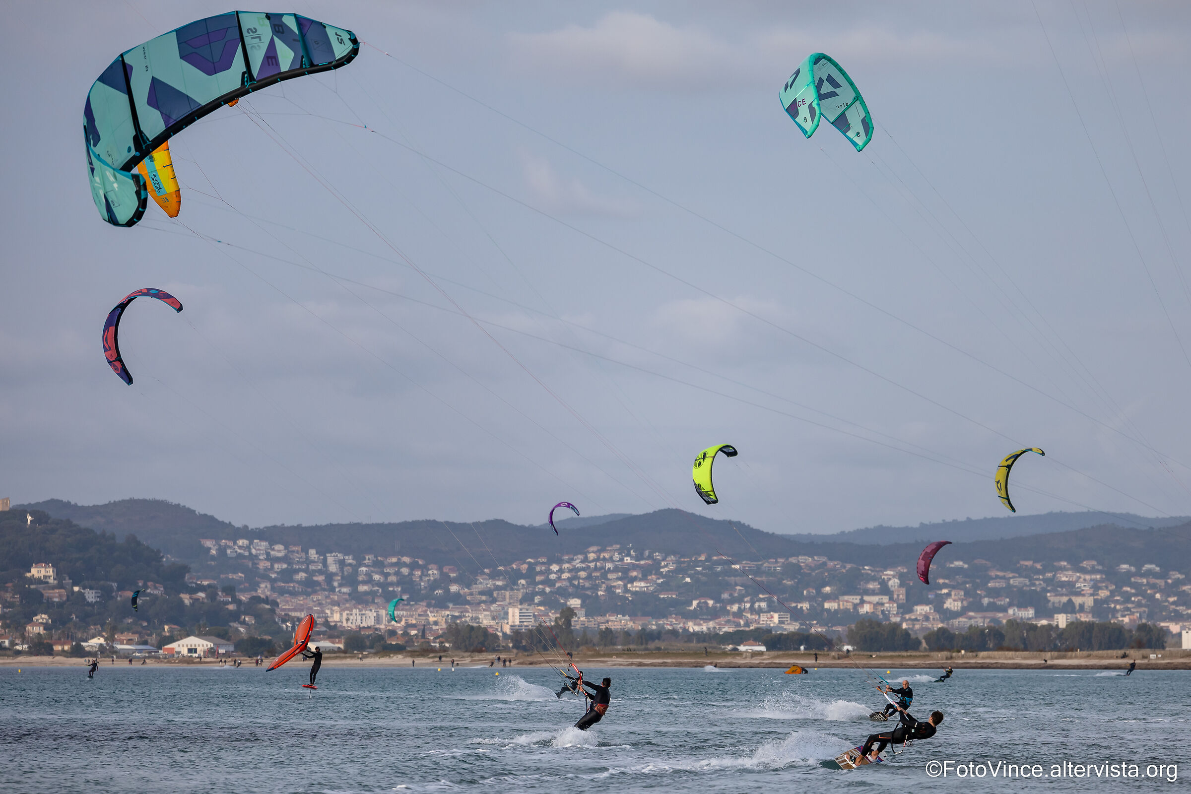Kitesurfers
