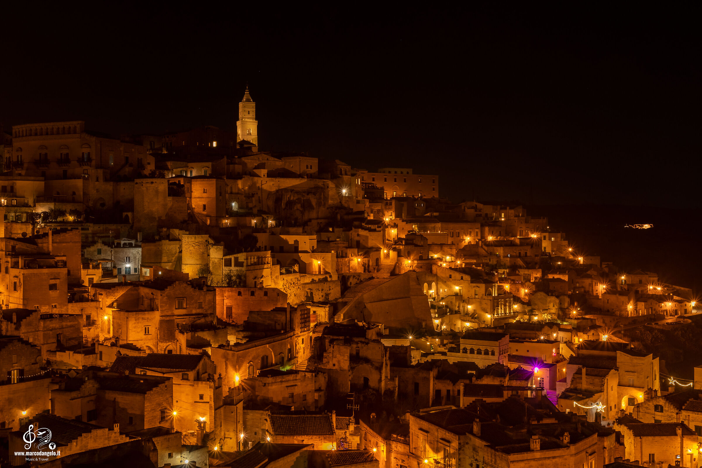 Sassi Matera by night