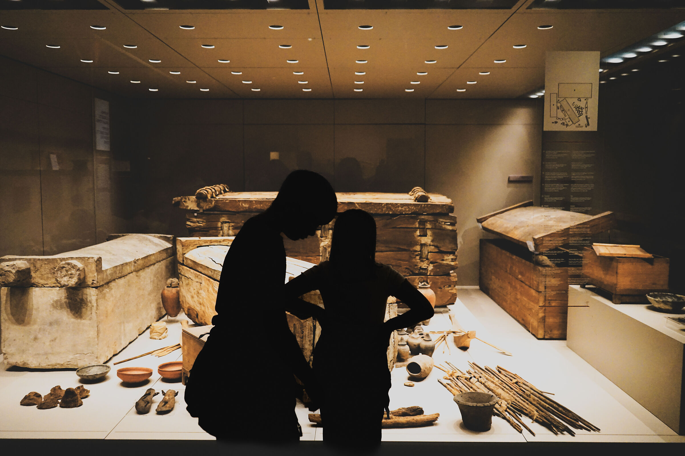 Brothers at the Egyptian Museum