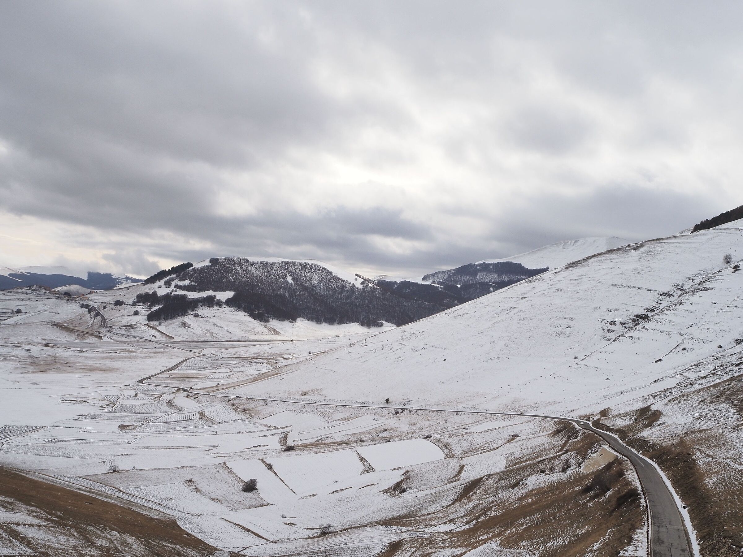 Towards the snowy plateau