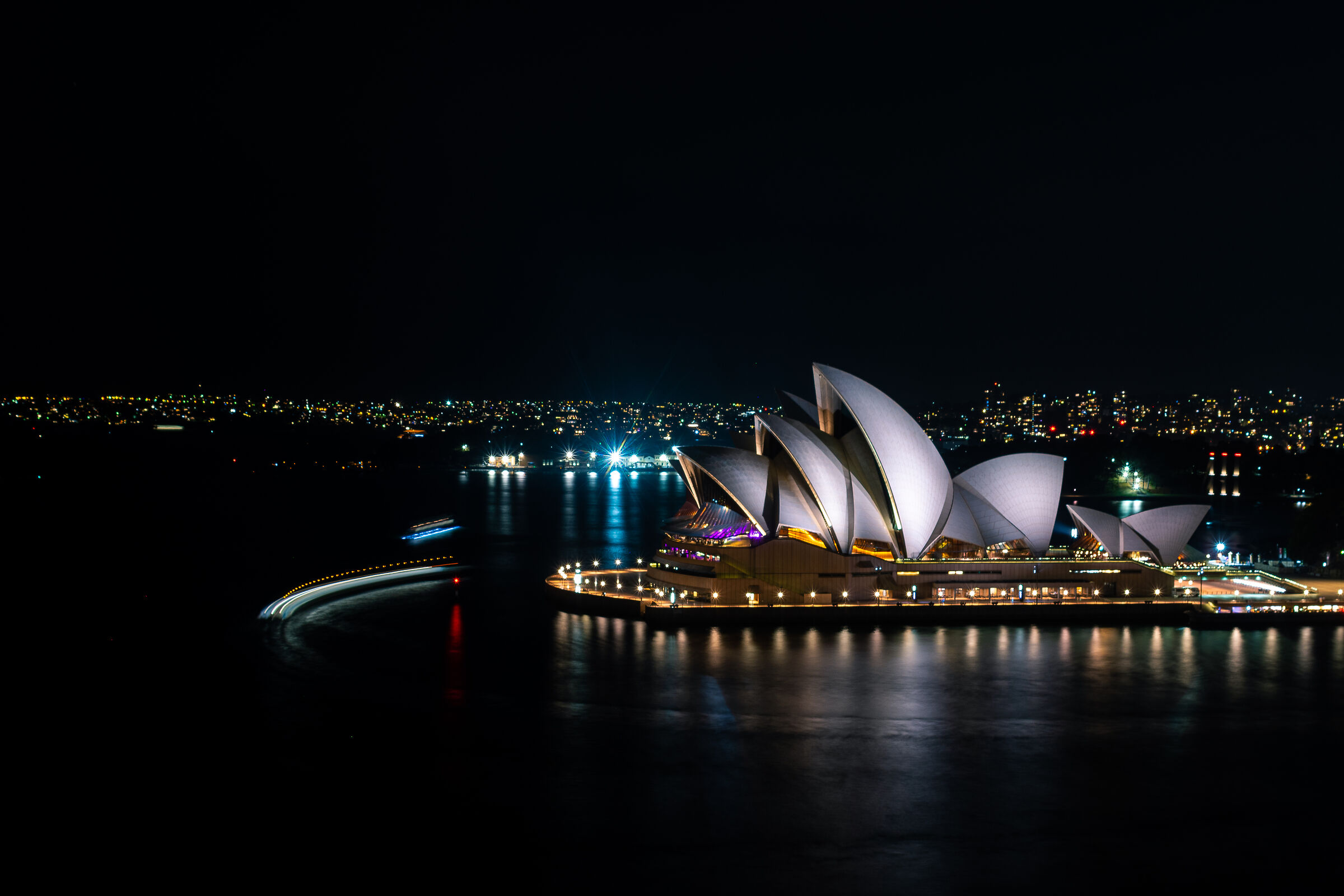Opera house from the bridge