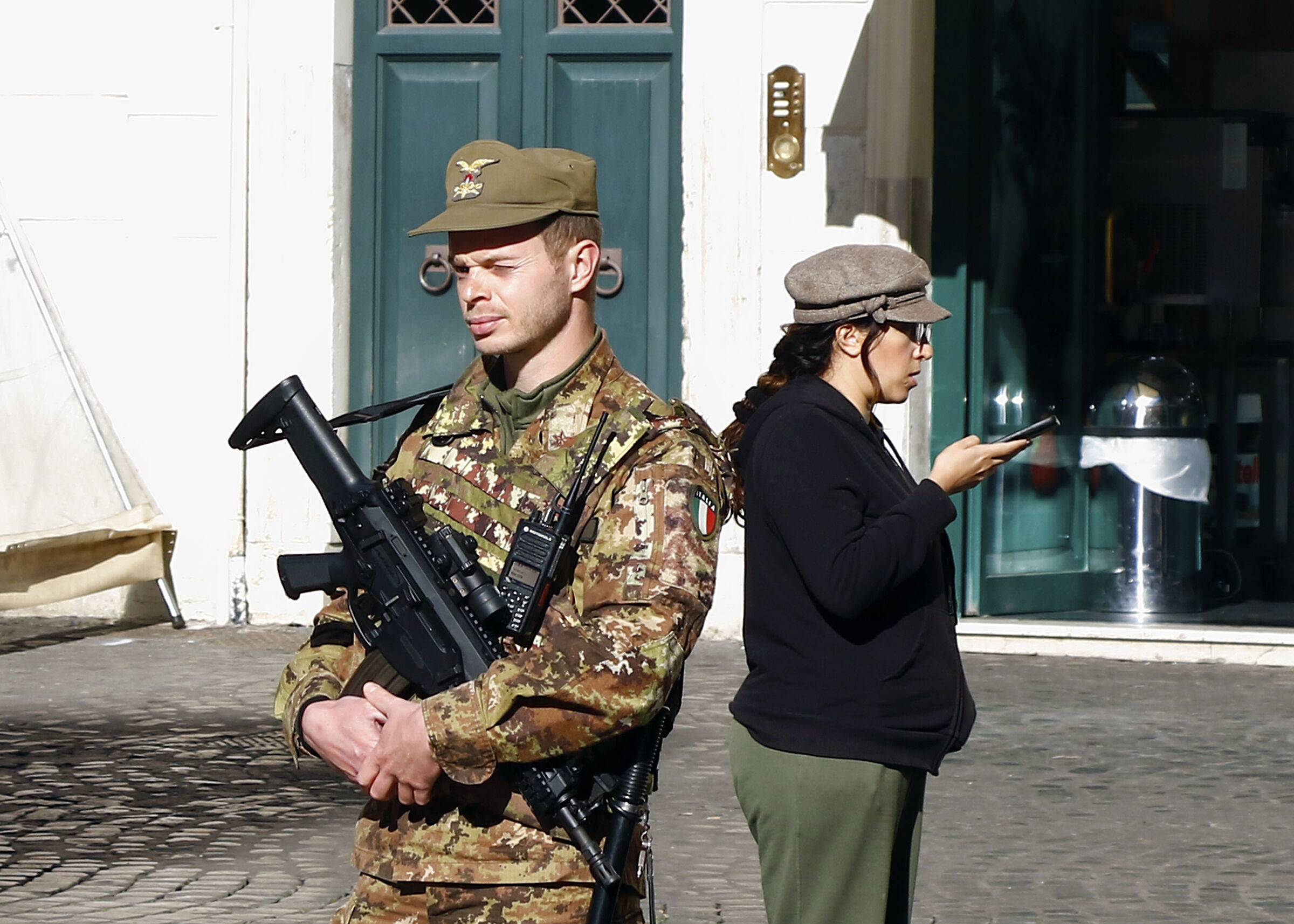 Differently armed...