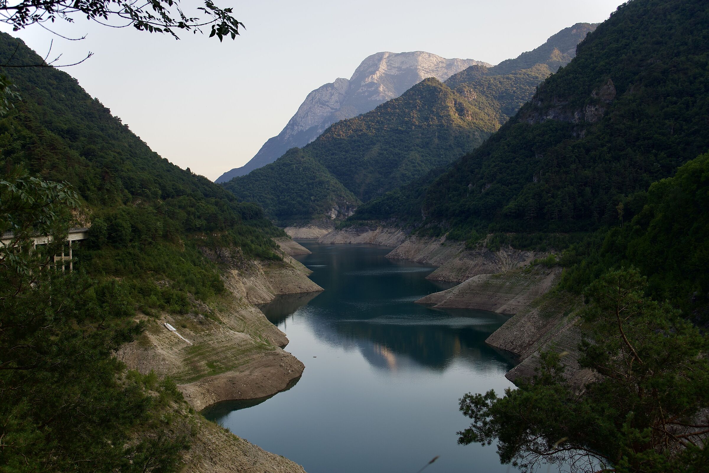 Vista del lago di Valvestino
