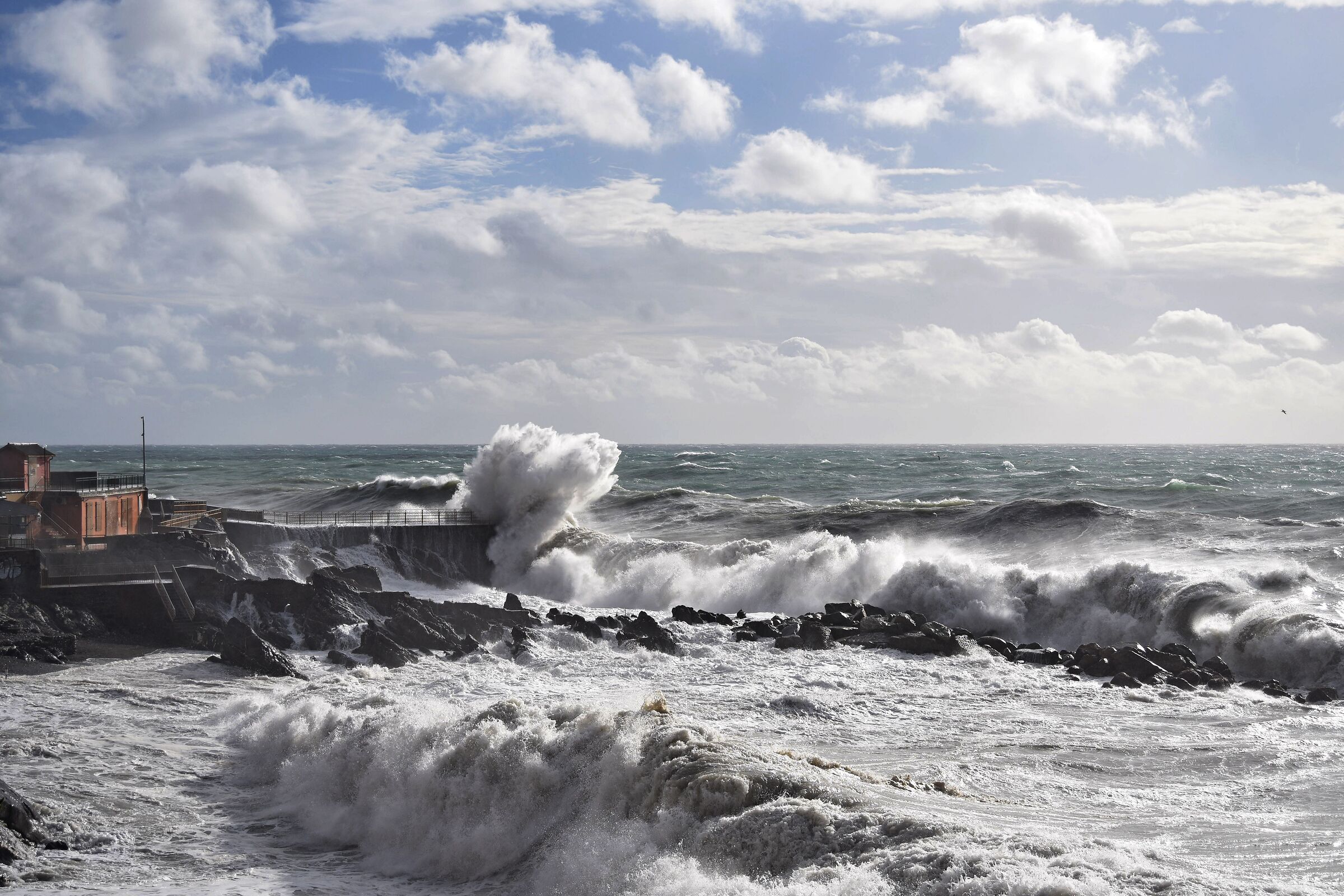 Storm in quinto al mare