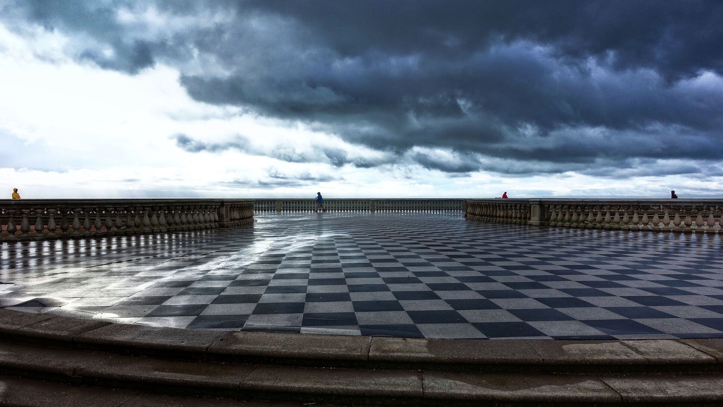 Three colors plus black