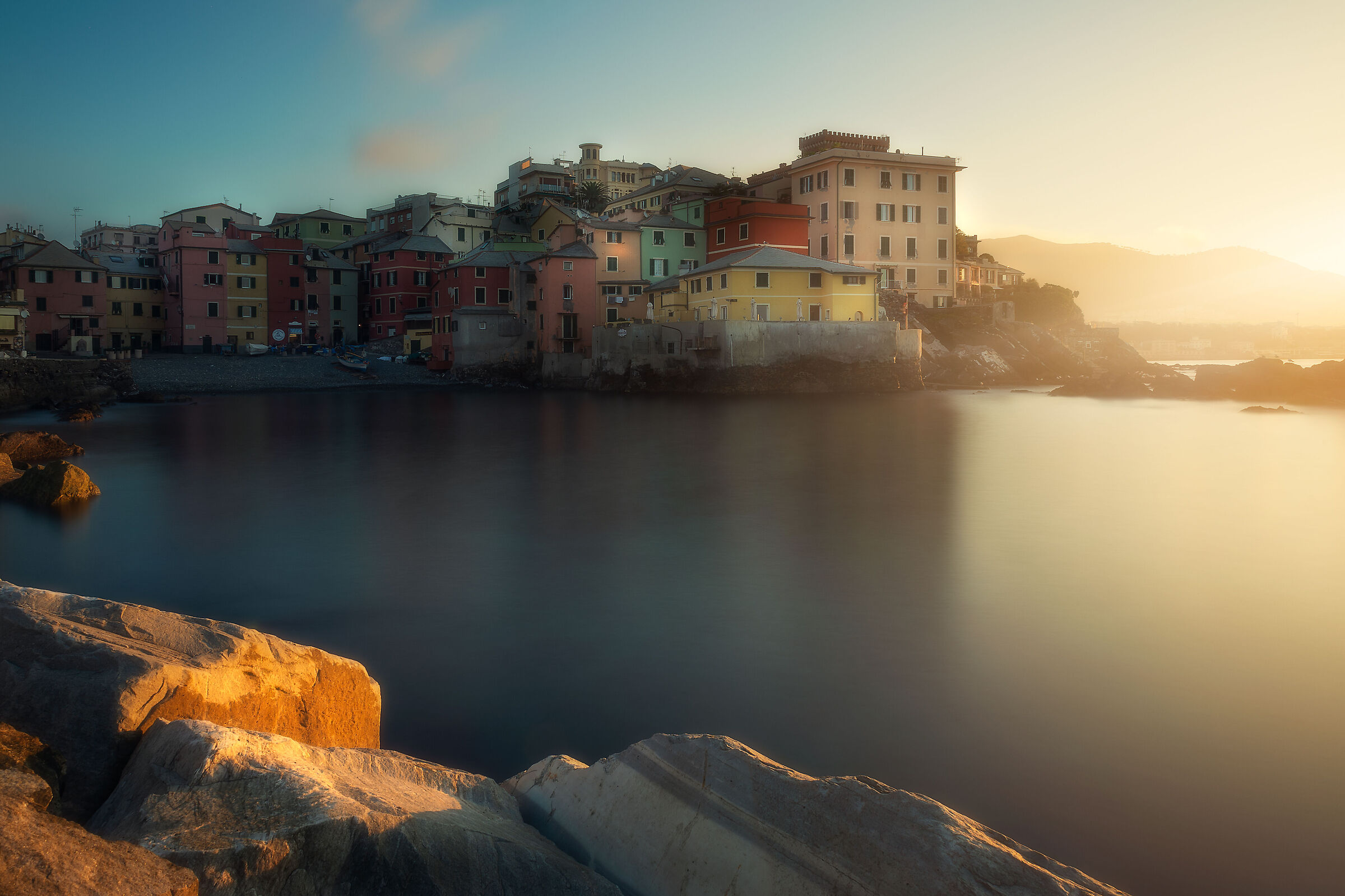 When dawn regenerates your soul... Boccadasse - Genoa
