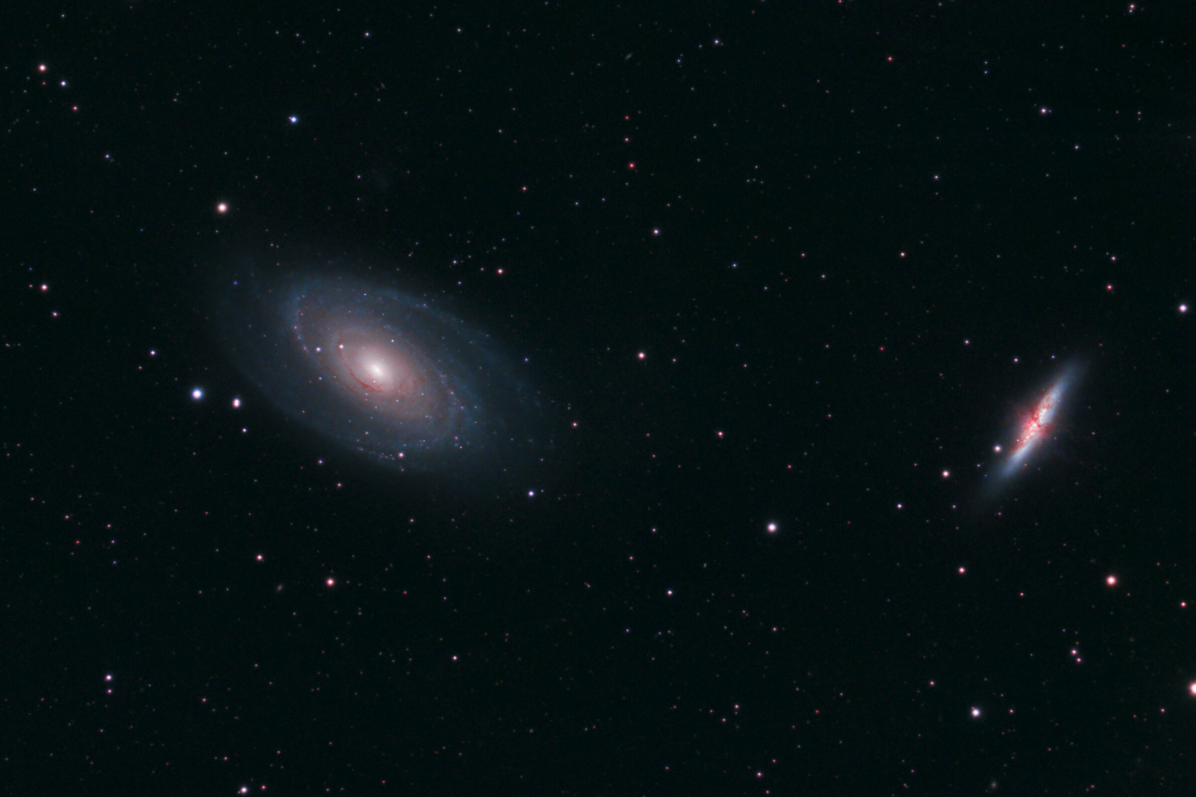 galassie di bode e sigaro (m81  - m82)