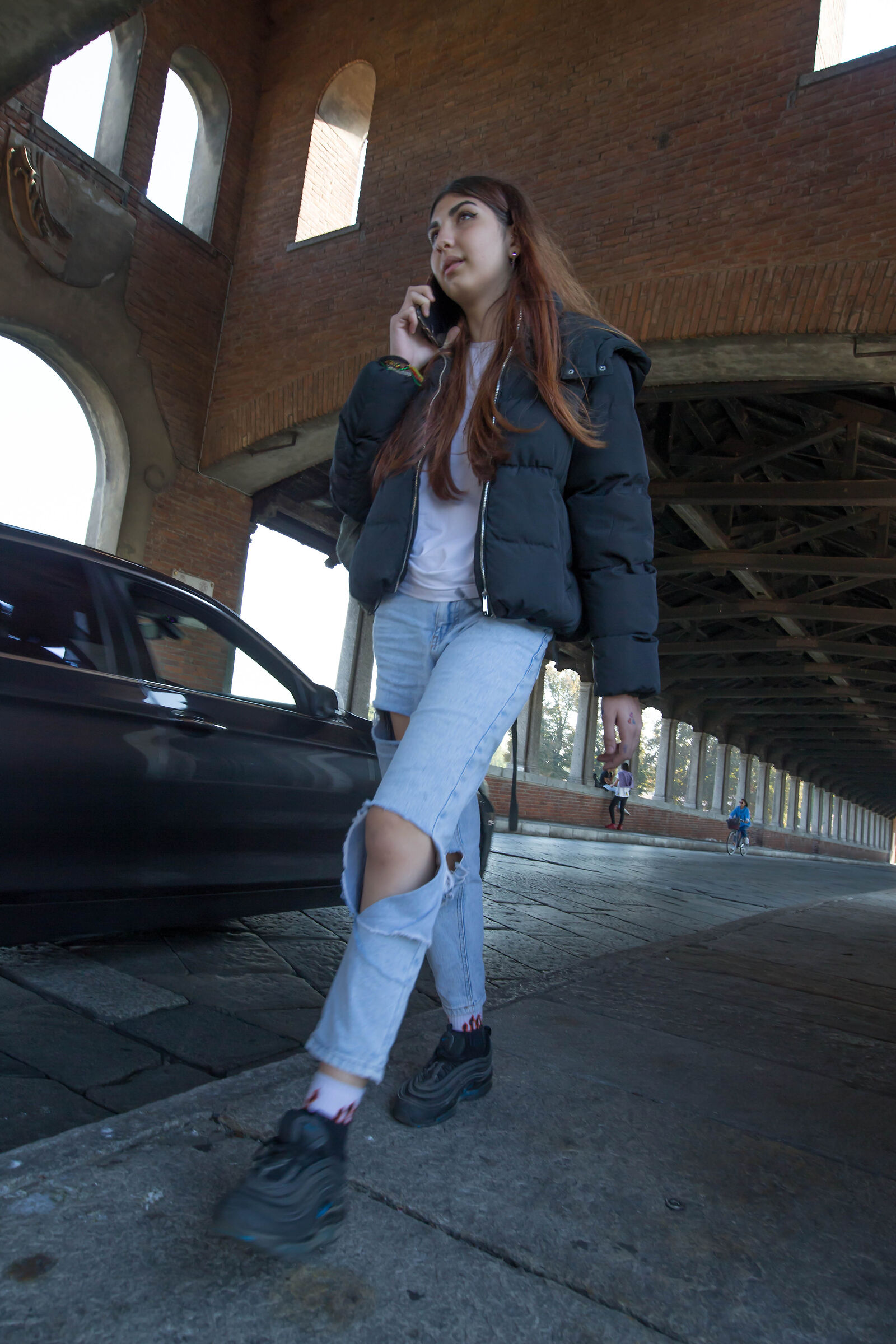 Sotto il ponte coperto di Pavia....