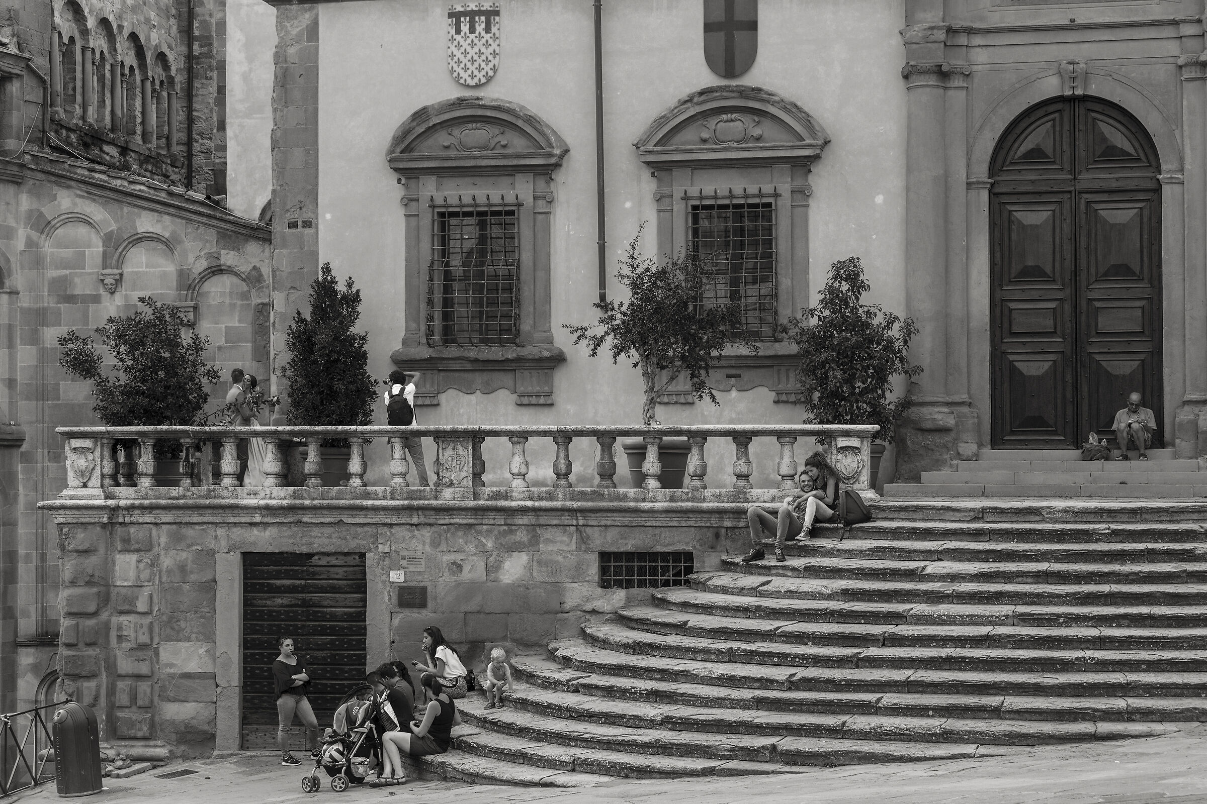 Remnant of life in Piazza Grande