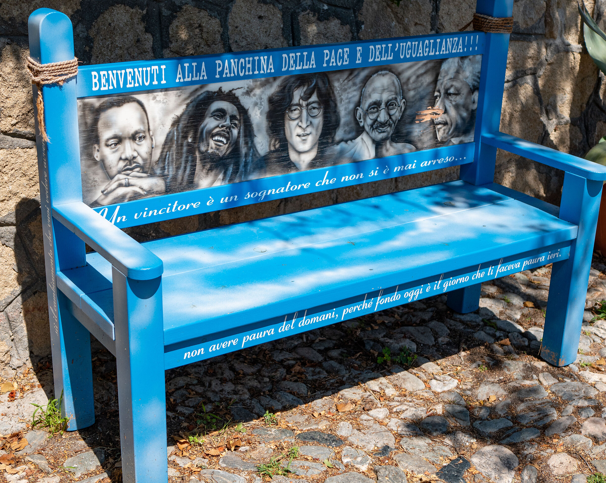 Bench for peace