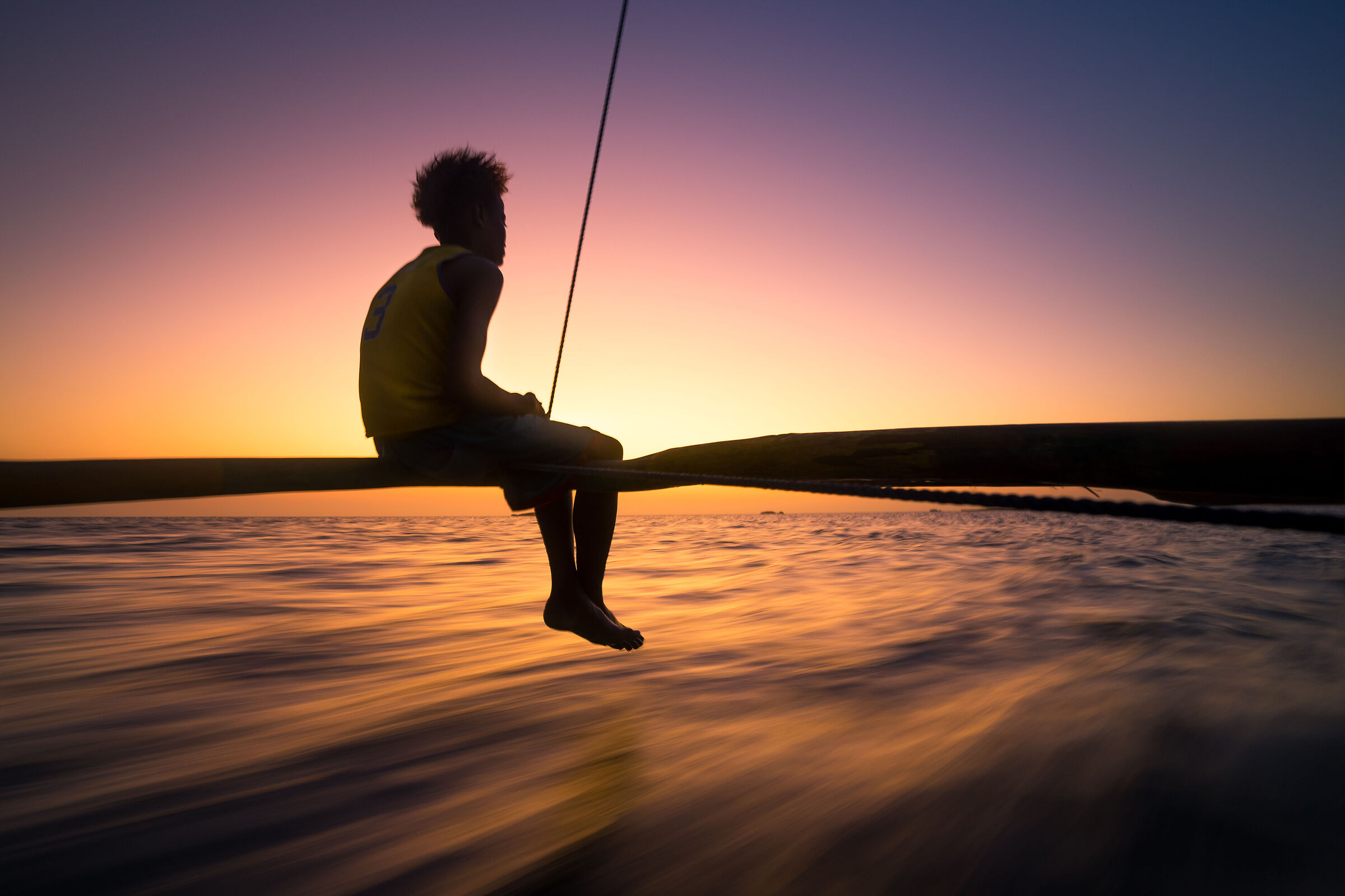 Trip by pirogue