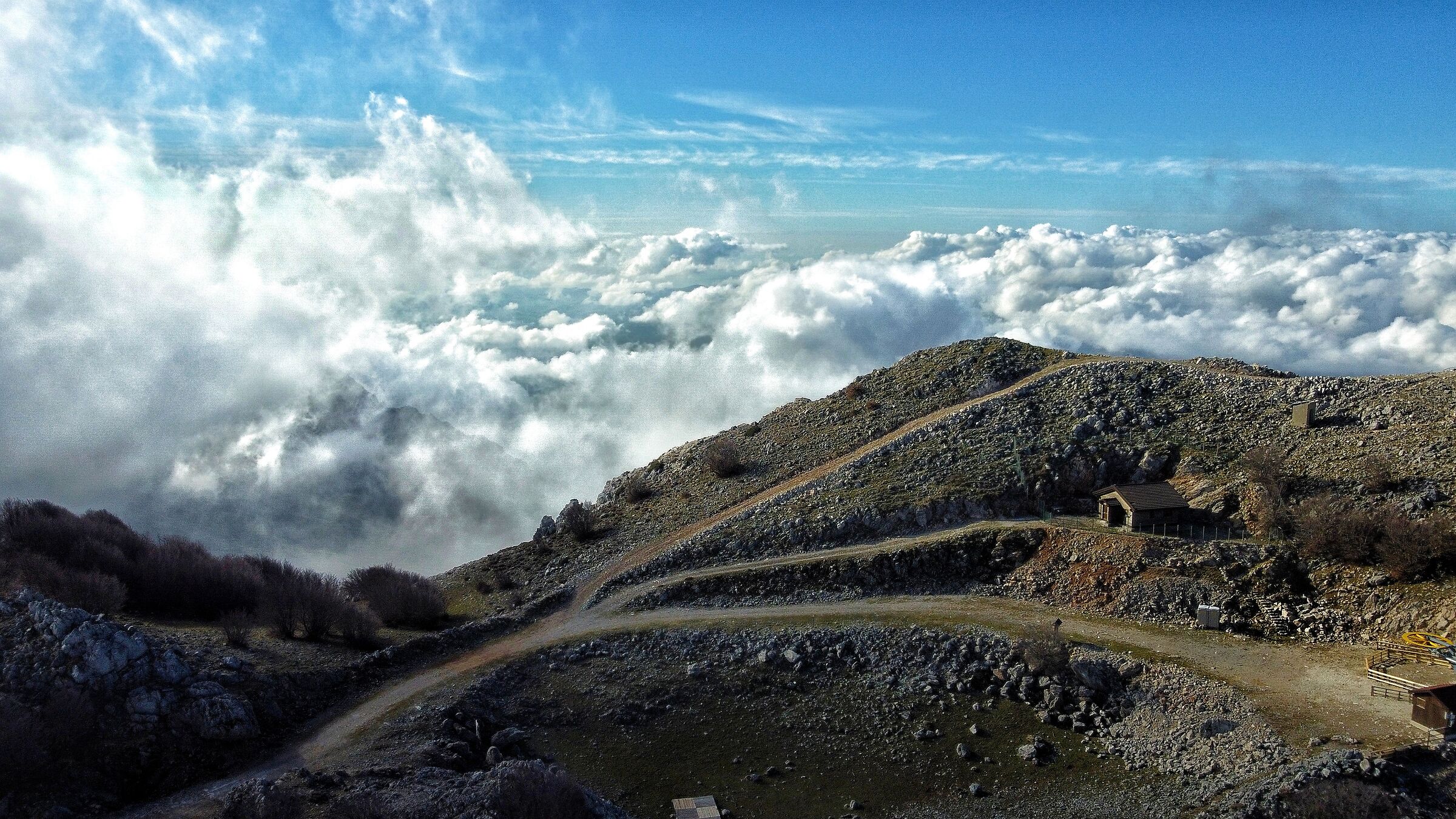 Tramonta sul Monte Mufara
