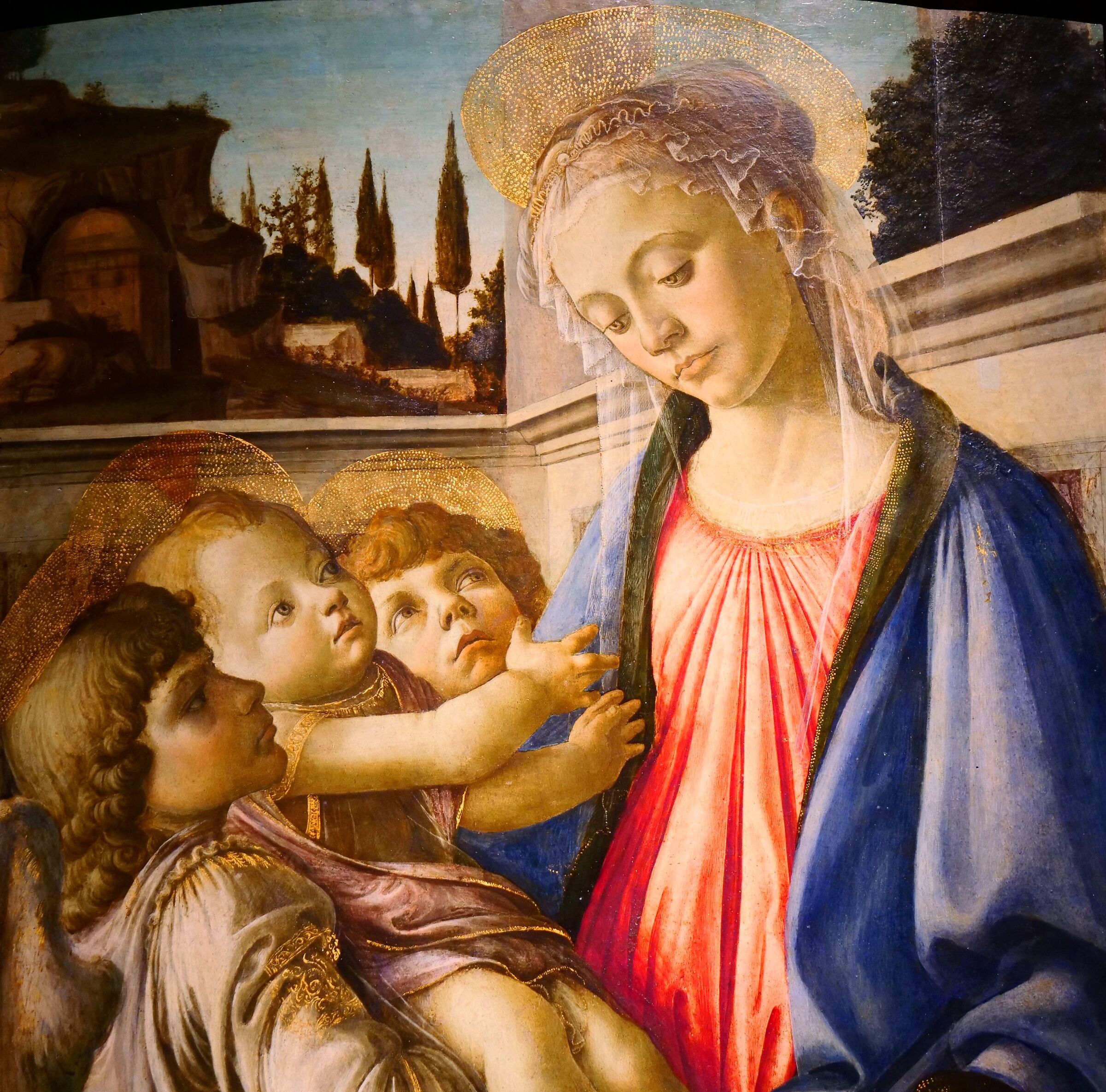 Botticelli "Madonna con Bambino e due Angeli (1468/9)