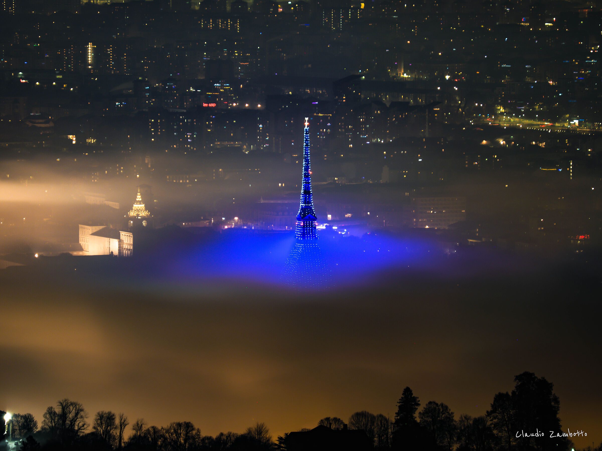 Turin in the fog
