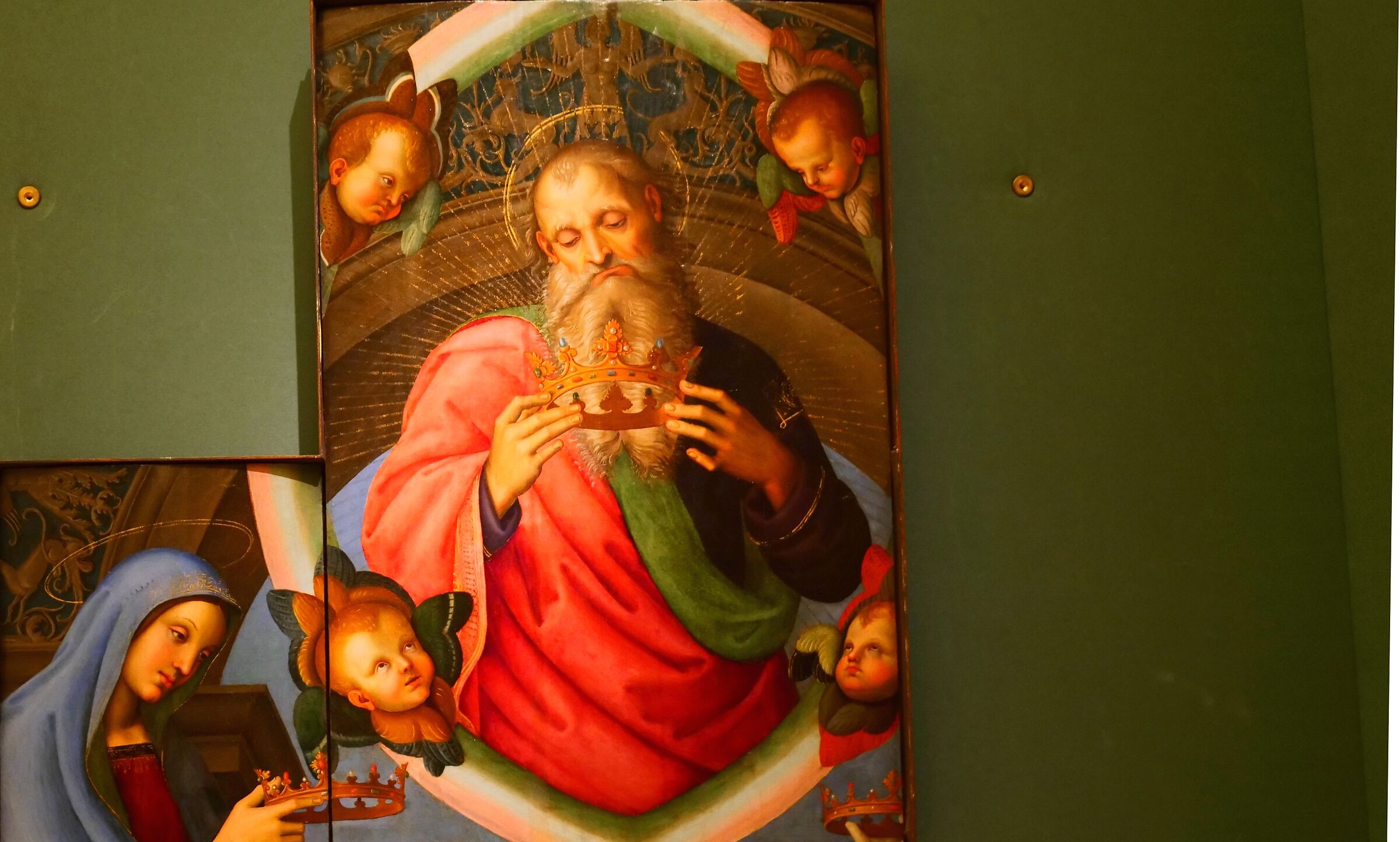 Raffaello "Eterno Padre e la Vergine" (1501)