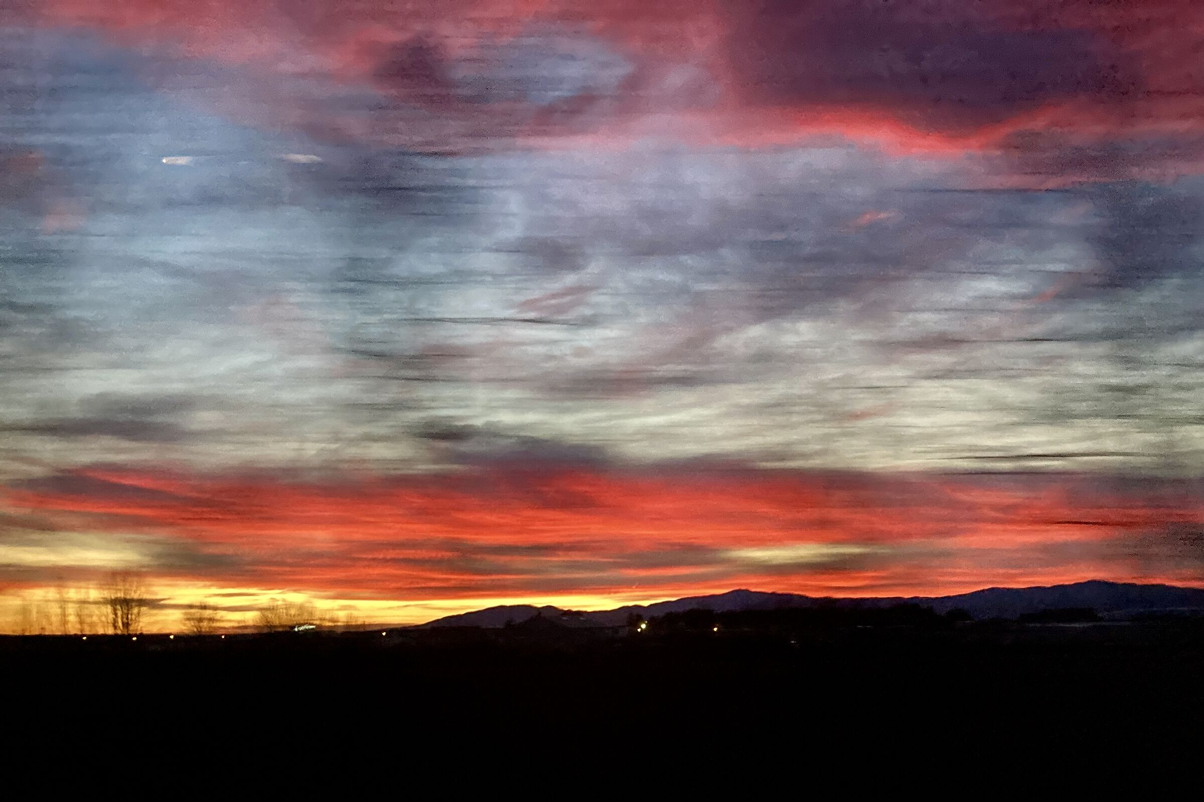 From the window