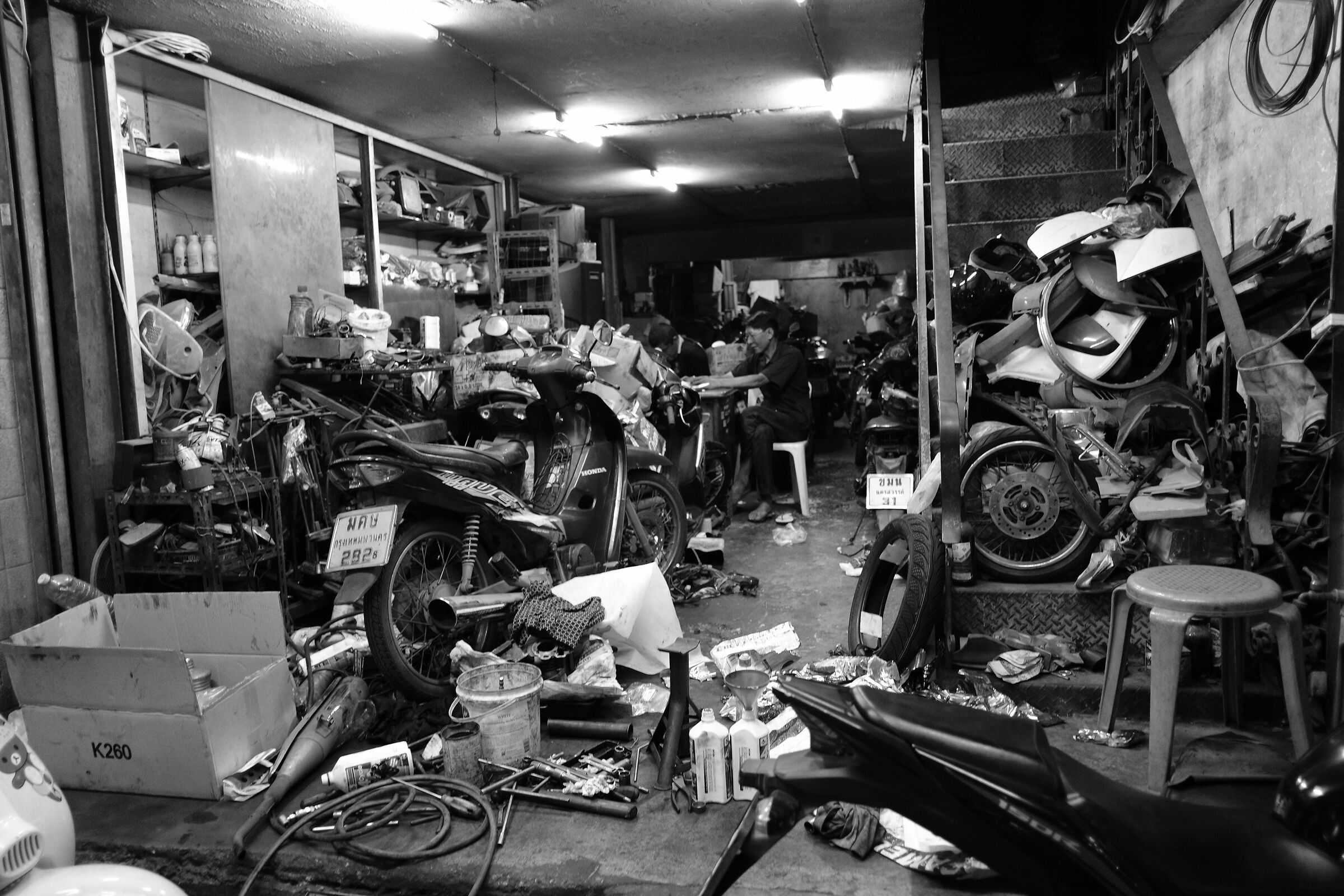 Motorbike repair shop - Bangkok
