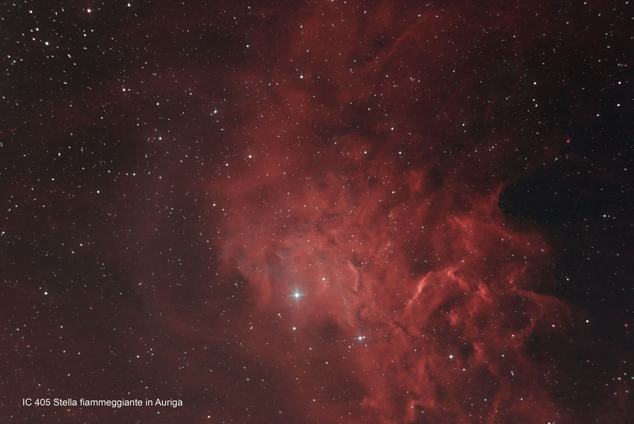 IC 405 Stella fiammeggiante in Auriga