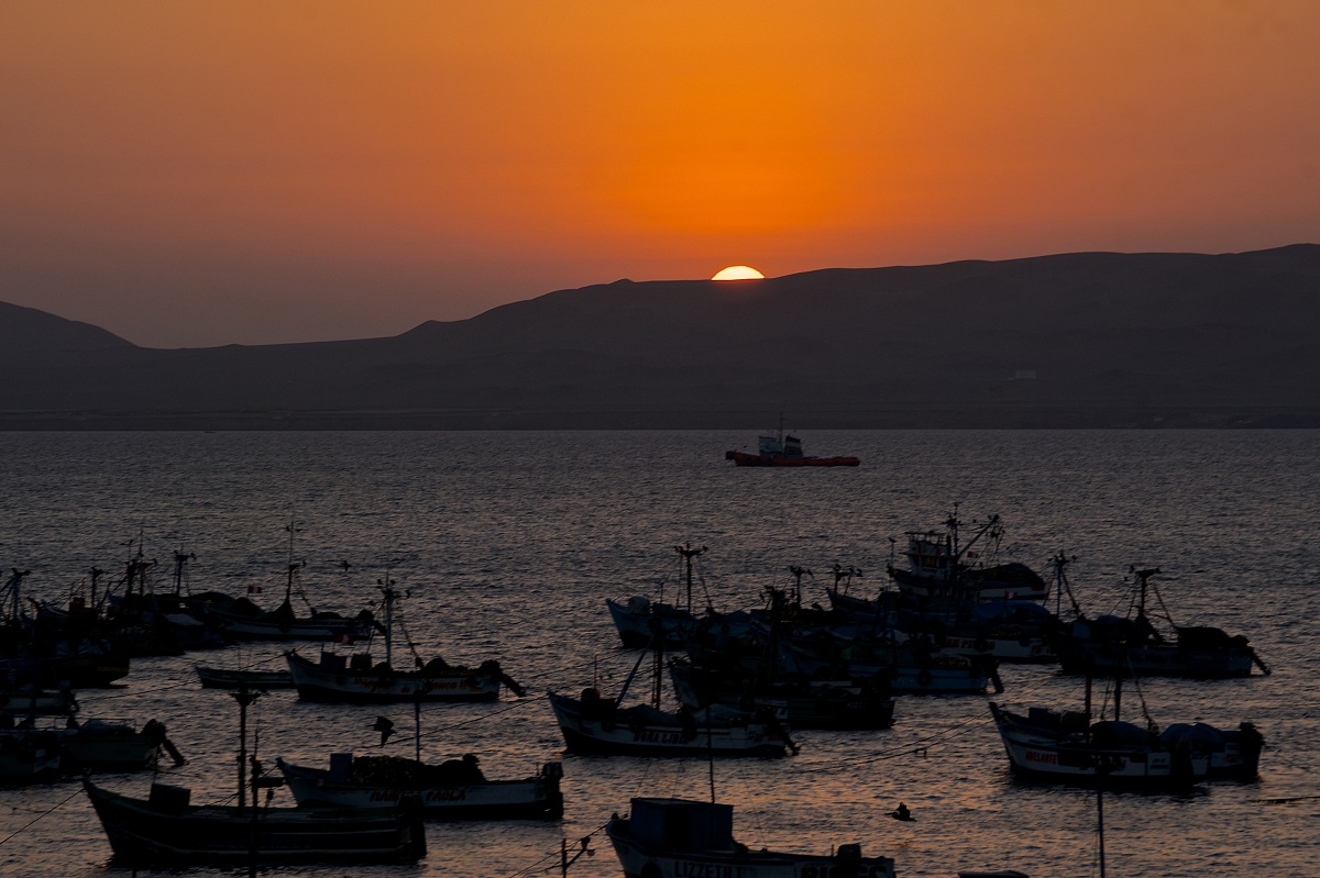 Sunset in Paracas
