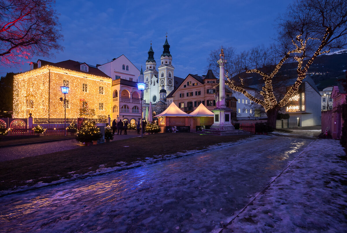 The lights of Brixen ...