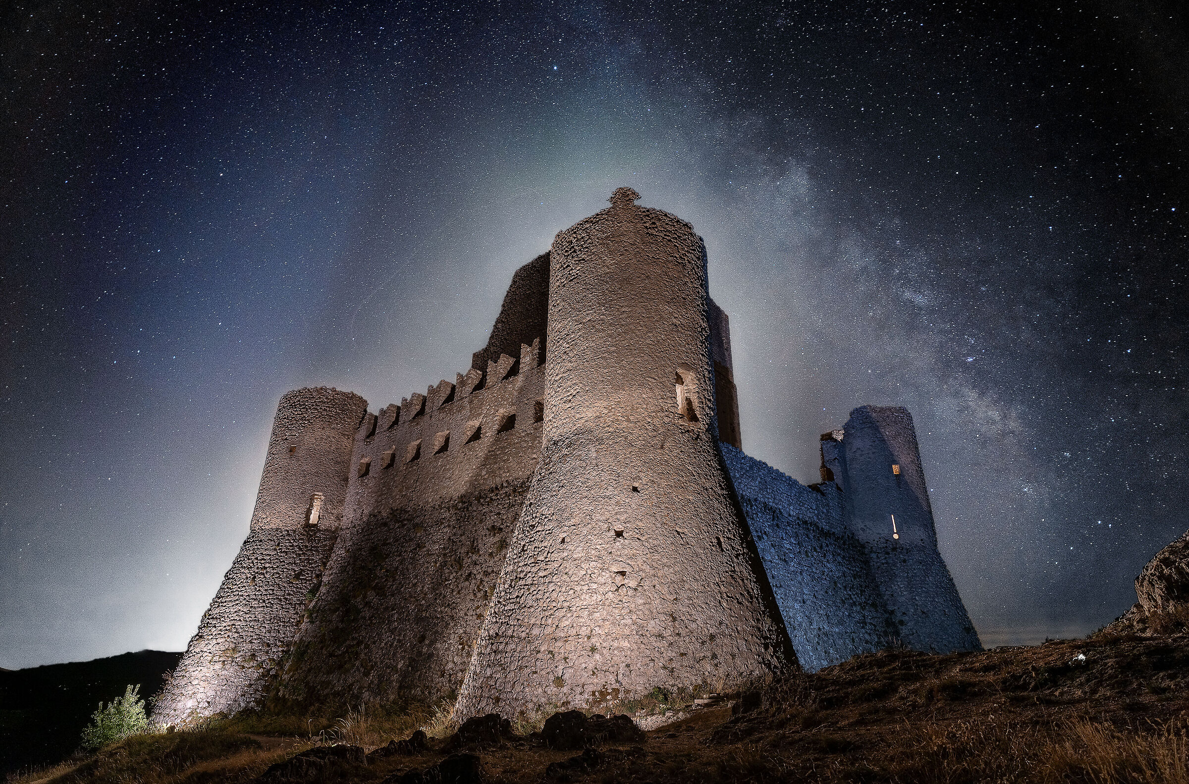 Rocca Calascio and the Milky Way