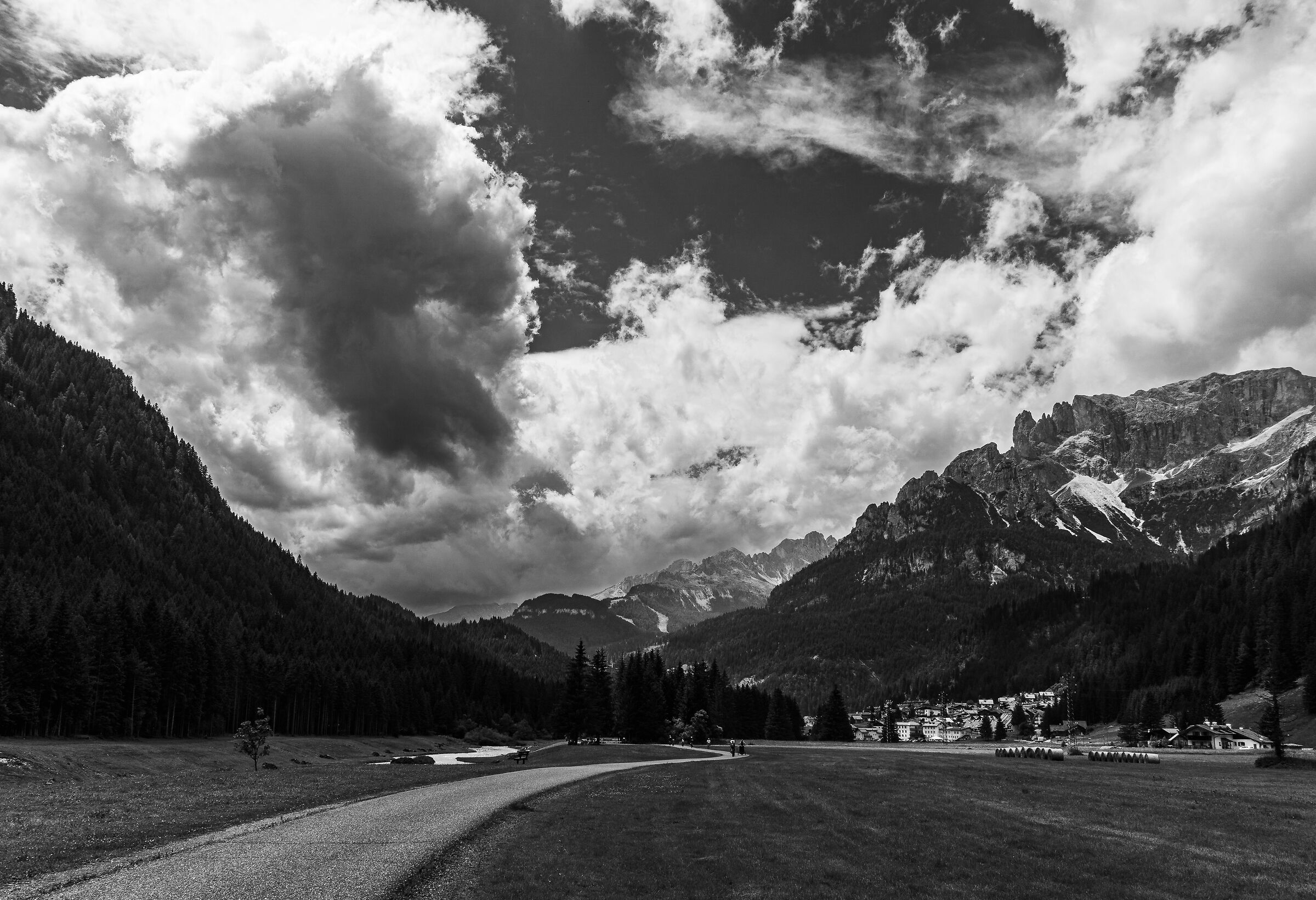 Valleys and mountains