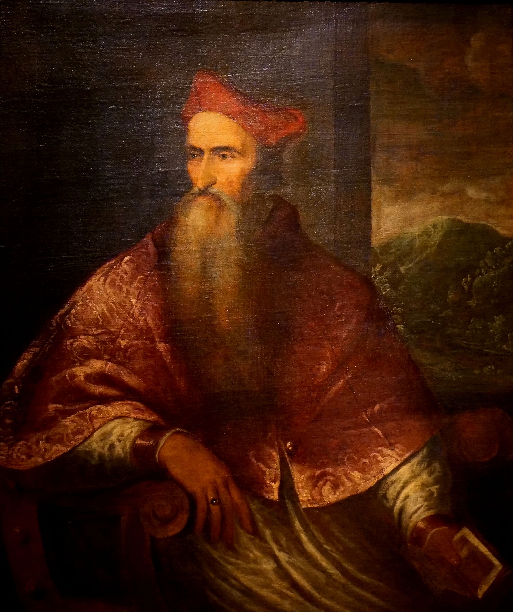 Tiziano  "Ritratto del cardinale Pietro Bembo"  (1...