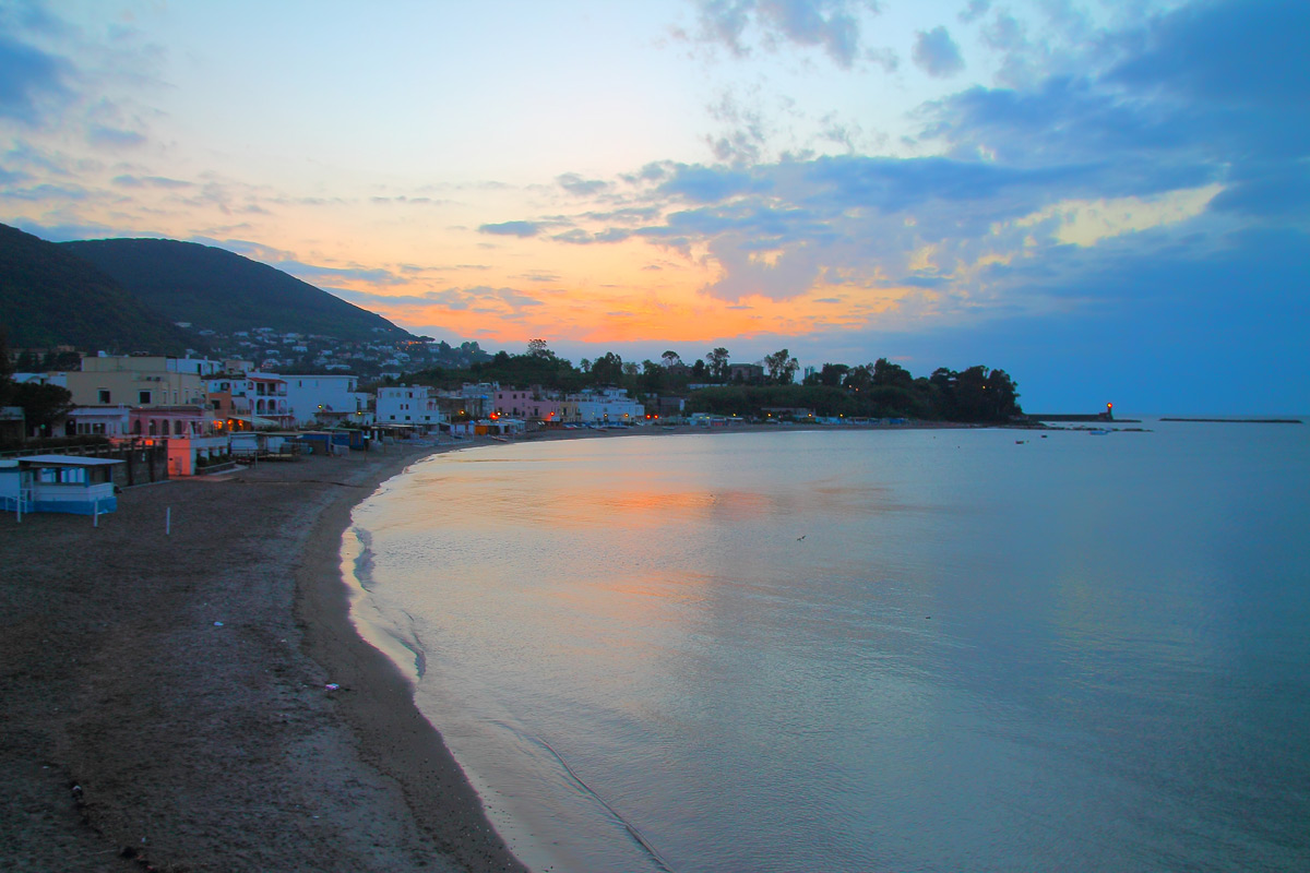 sunset on Ischia