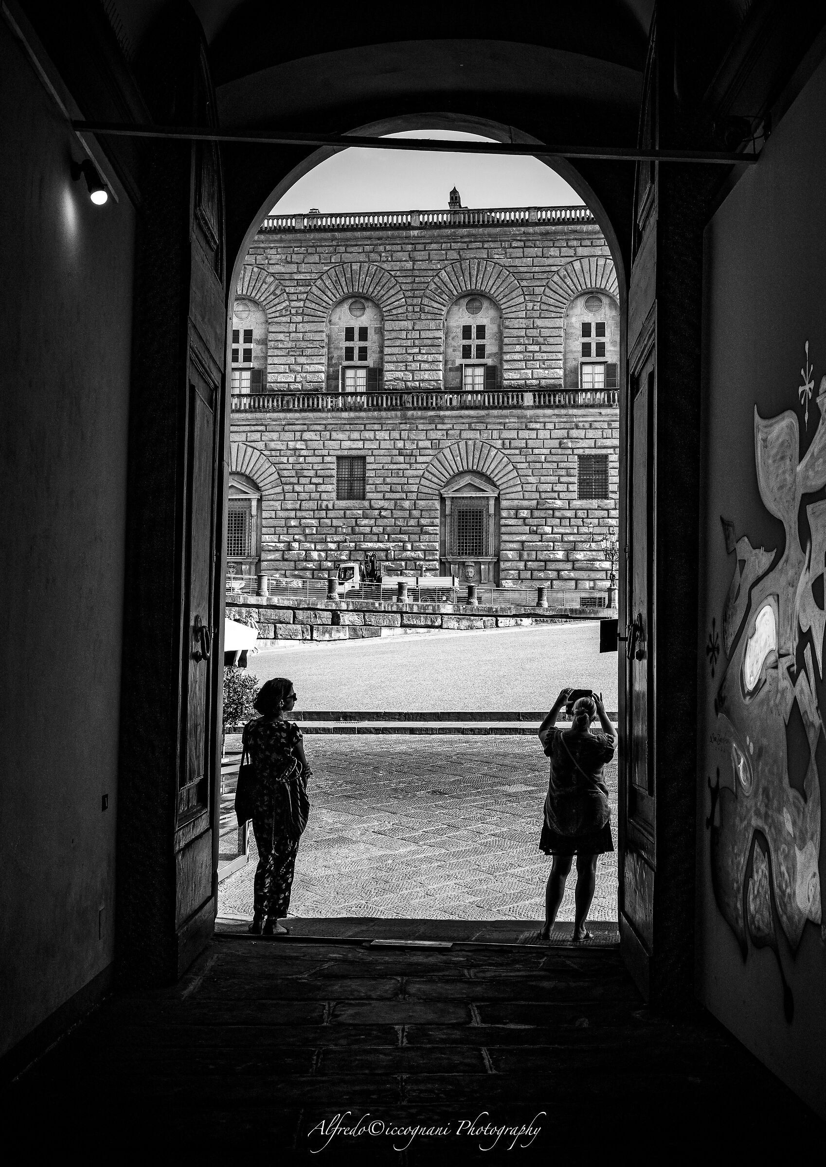 A door on Palazzo Pitti