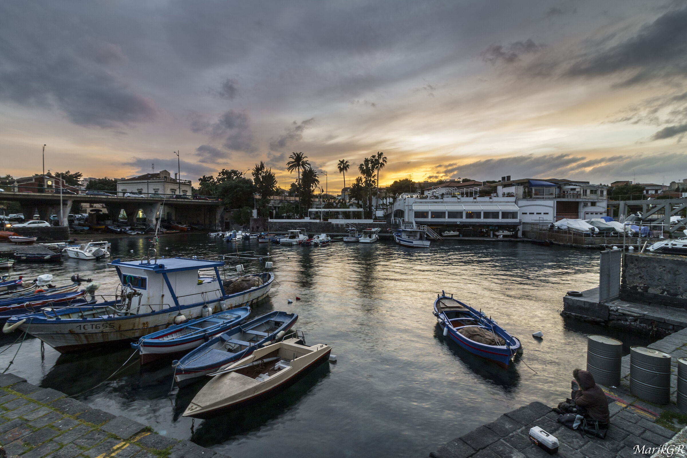 Tramonto al porto - Porticciolo di Ognina (ct)