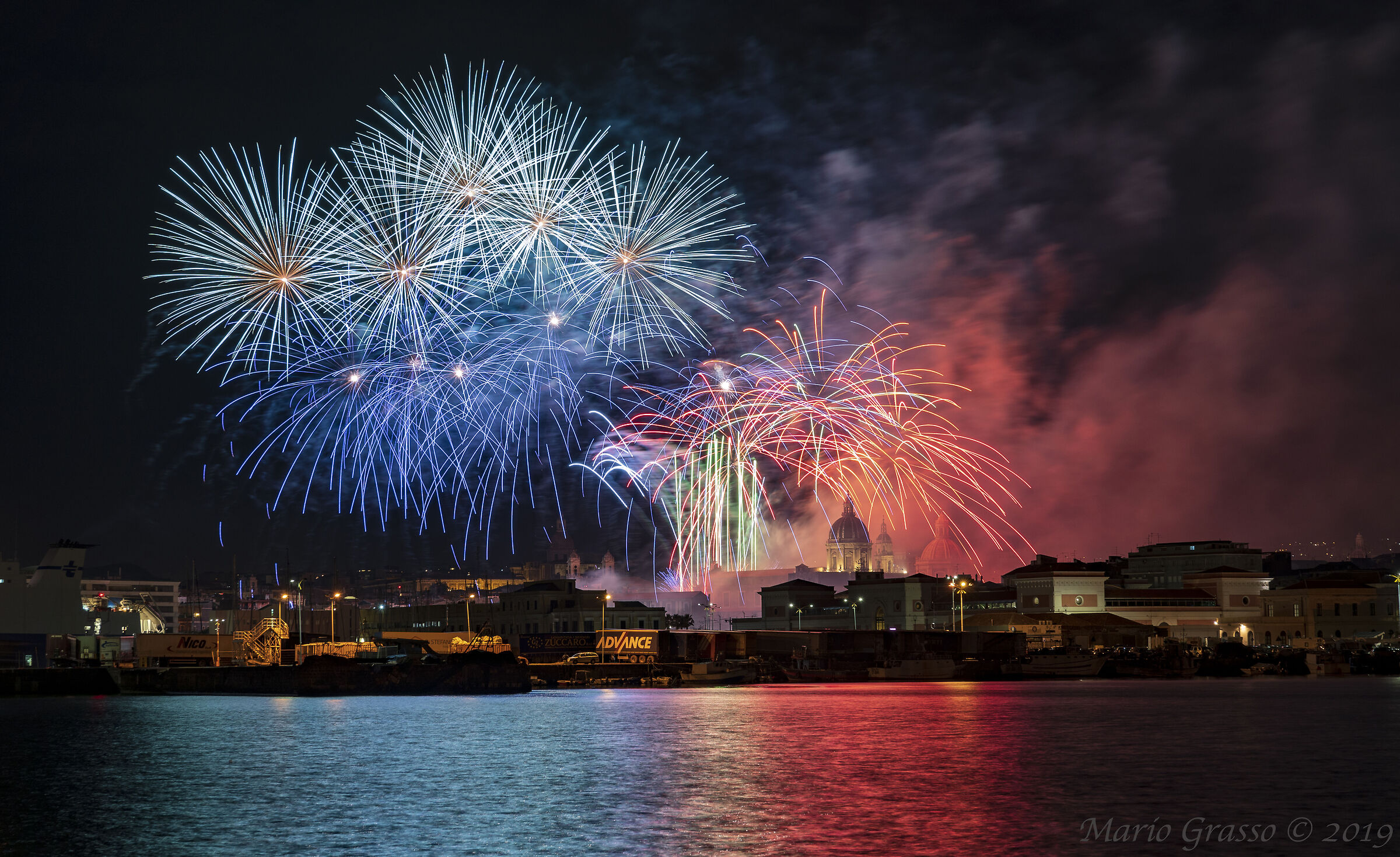 I fuochi del 3 anno 2019 - Festa di Sant'Agata (ct)