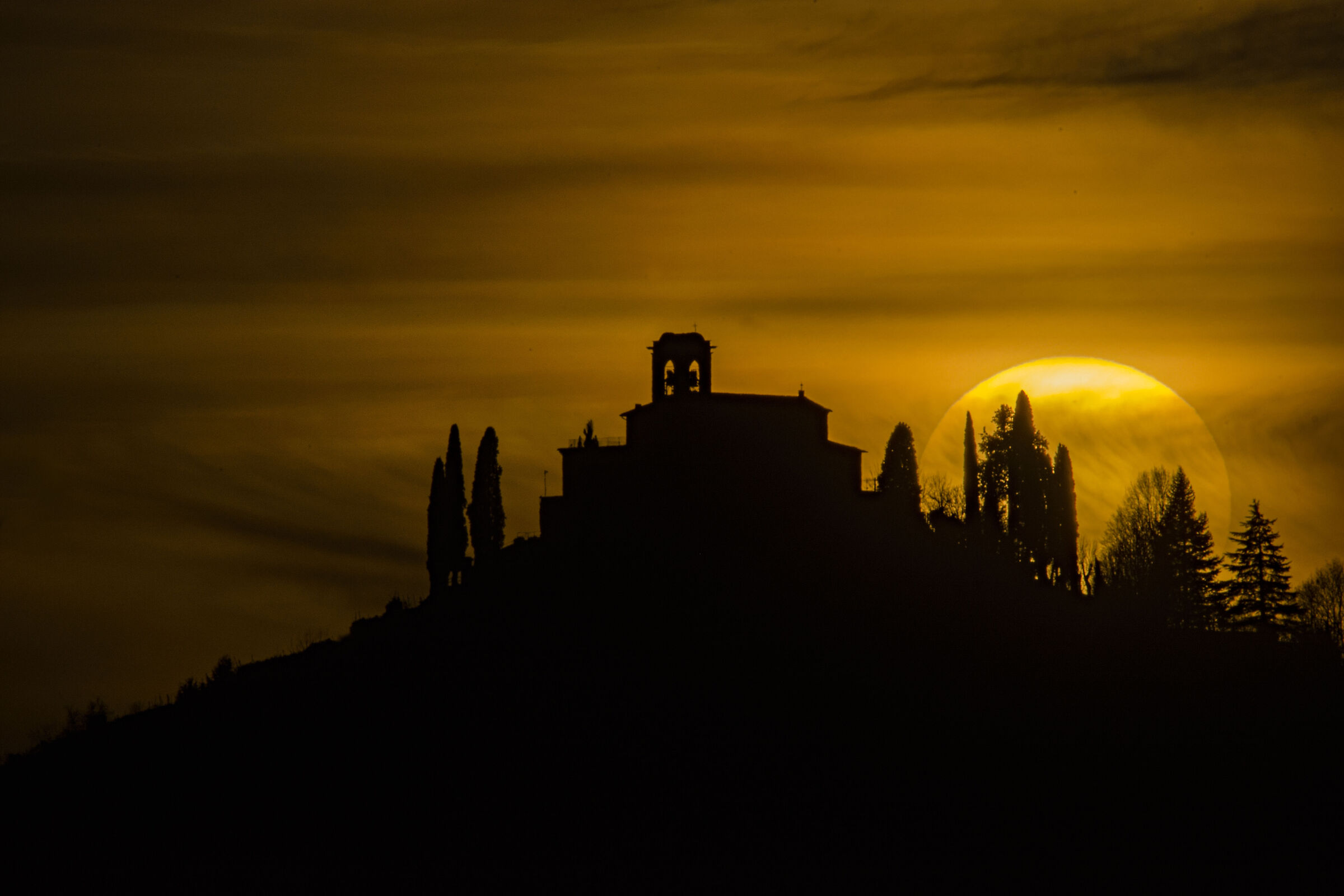 Tramonto sul Santuario