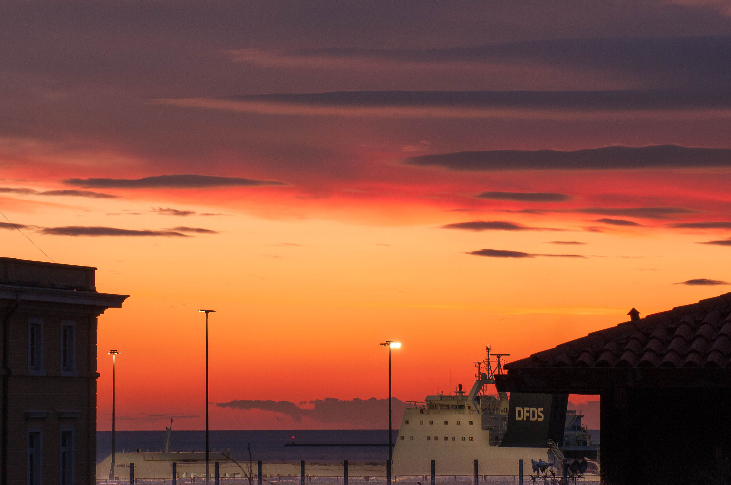 Sunset in Trieste...