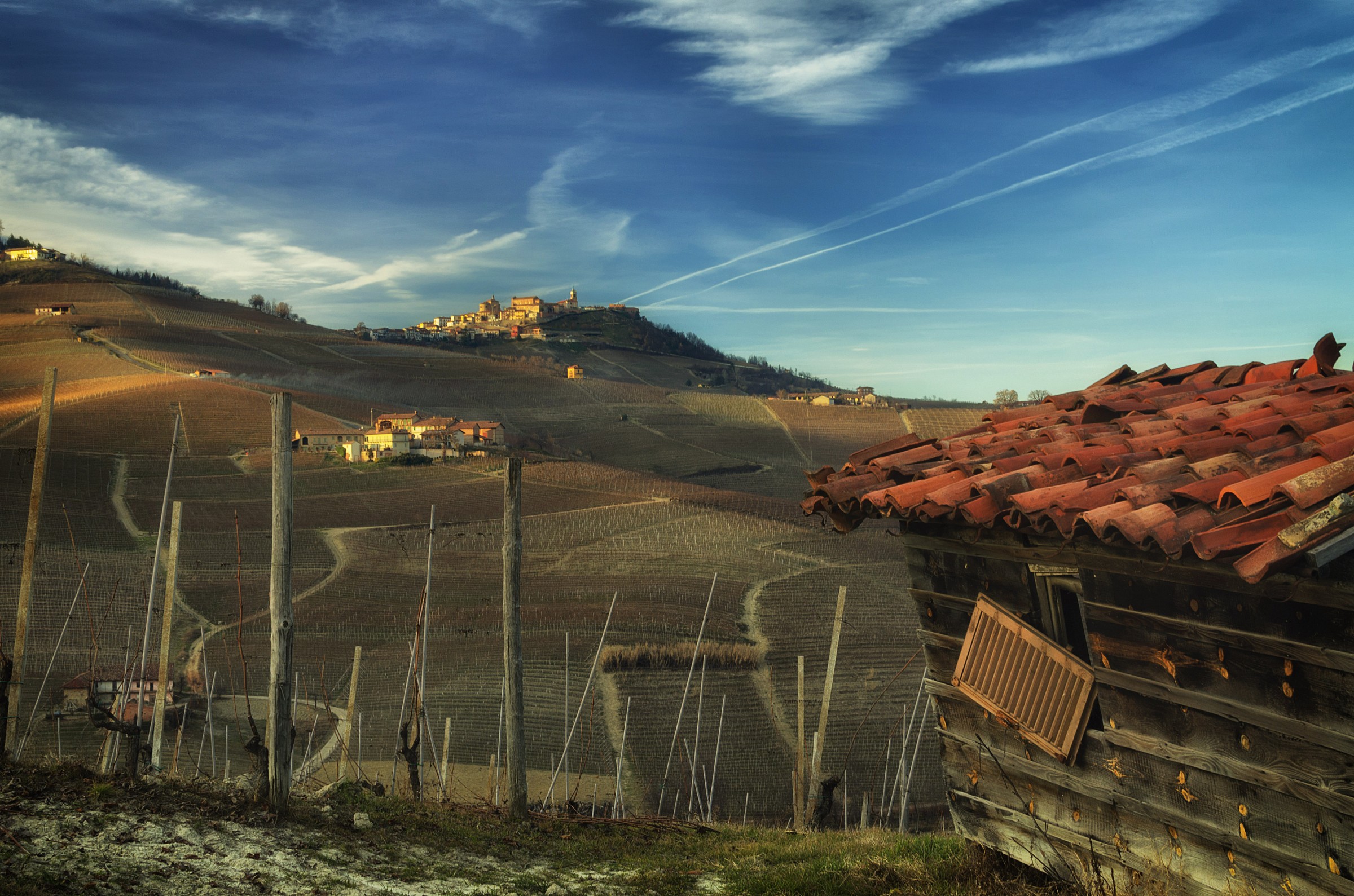 Sunset on Barolo