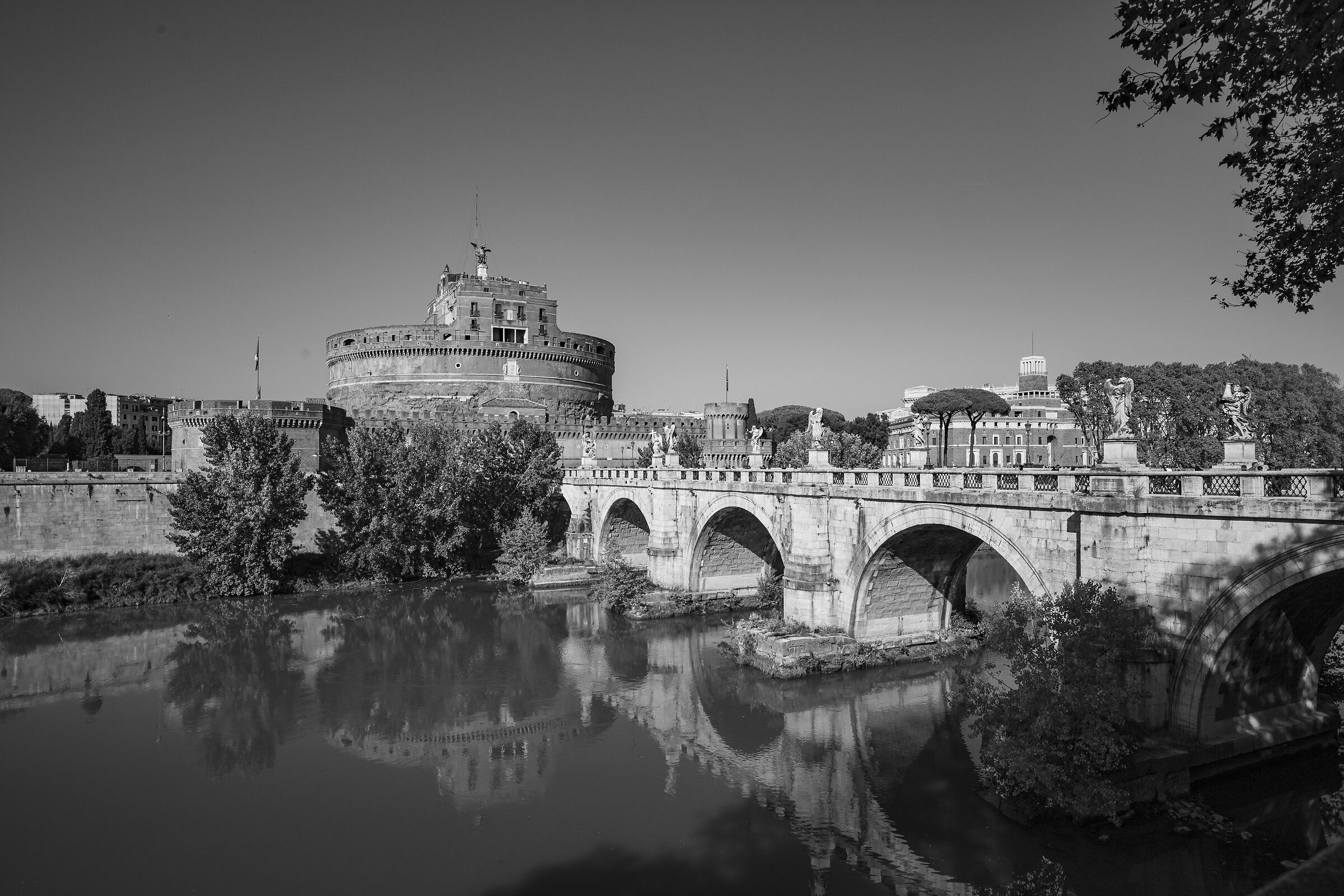 Ponte Sant'Angelo in bn