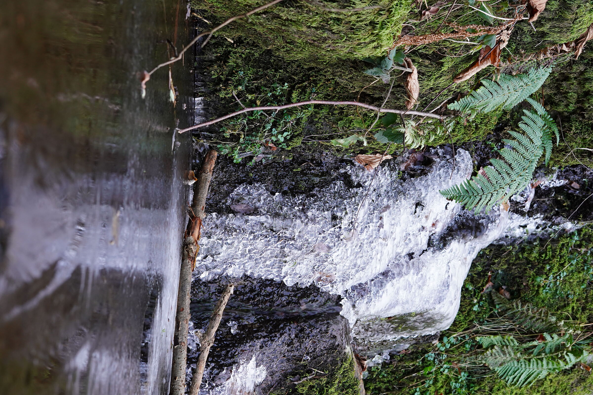 Cascatella at the "gorgo moro" Biella