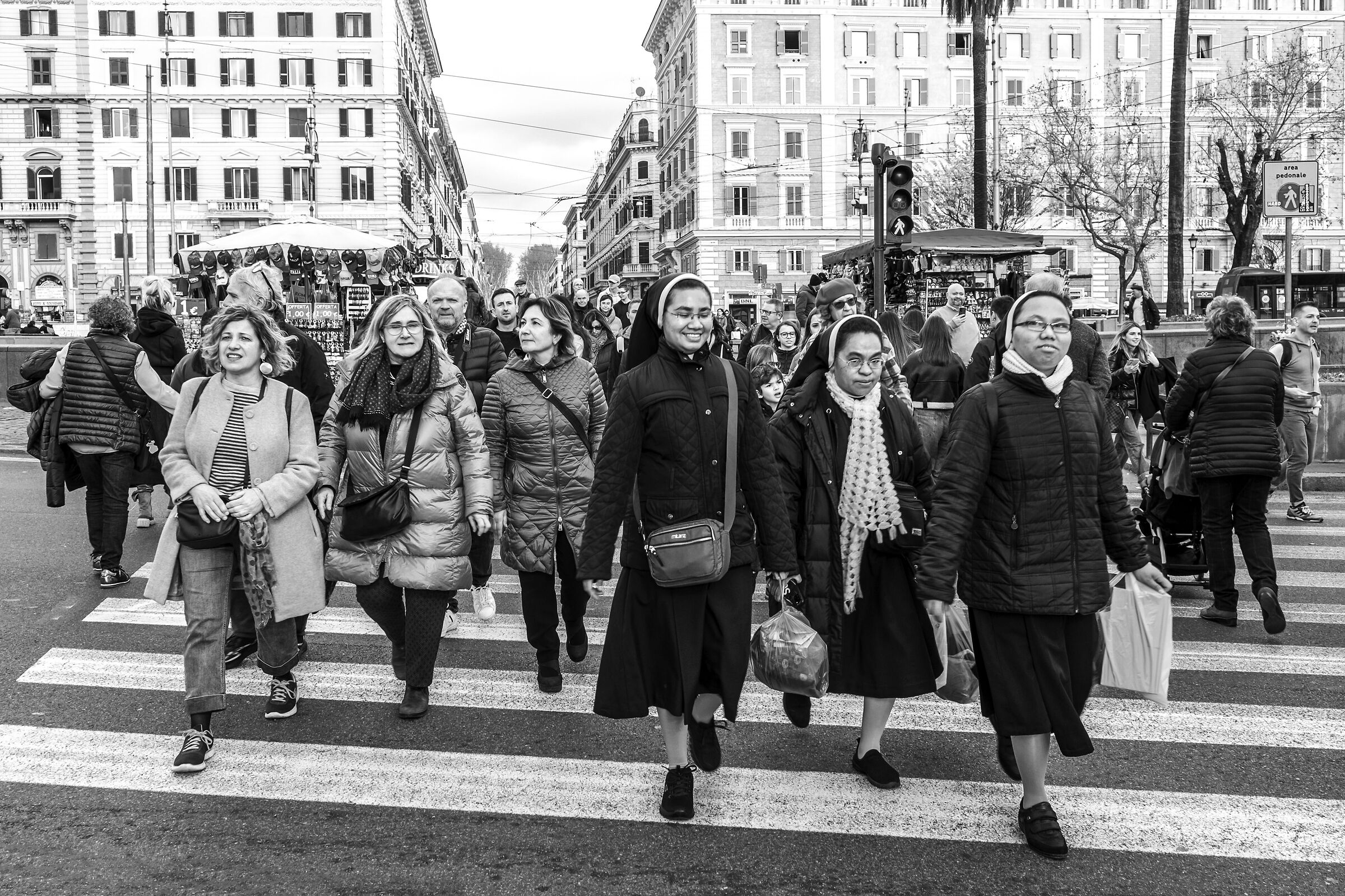 on the finish line..