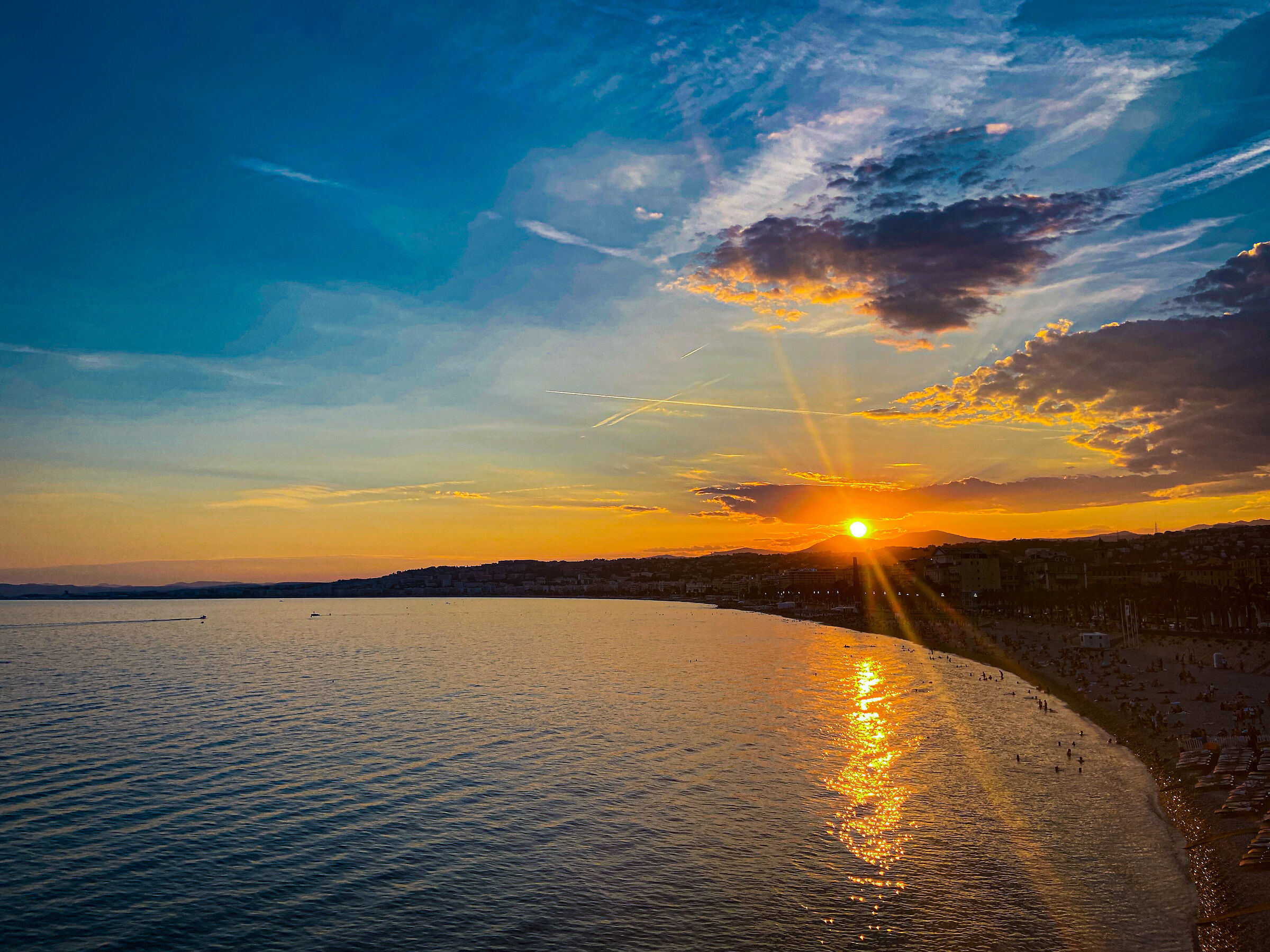 Tramonto in Costa Azzurra