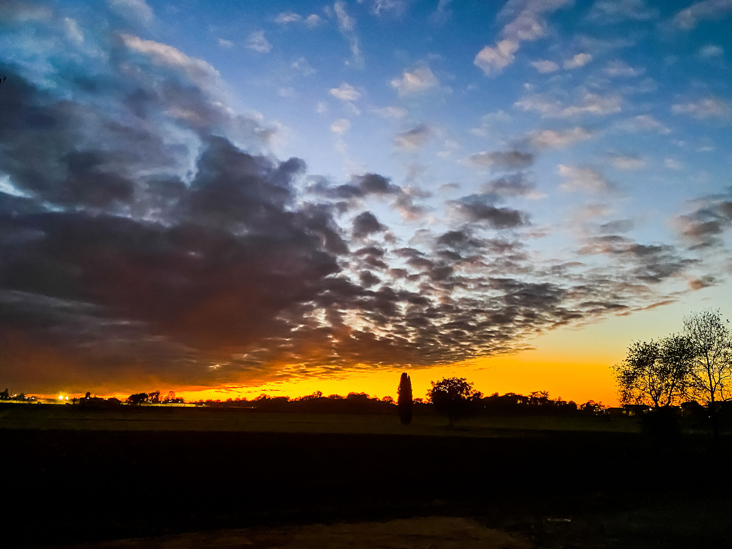 Tramonto arancione