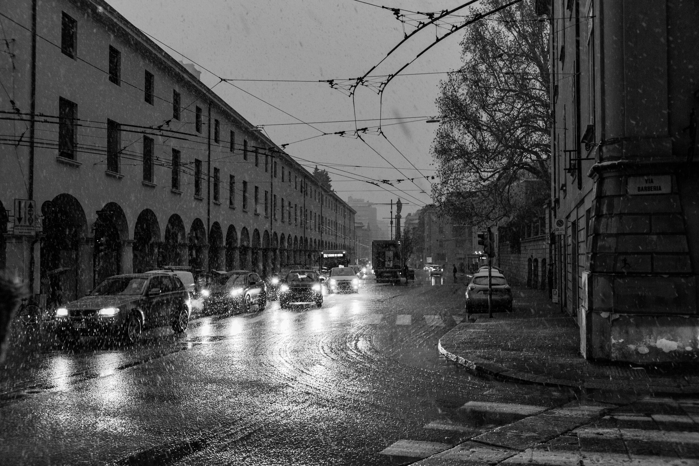 Bologna under the snow-1