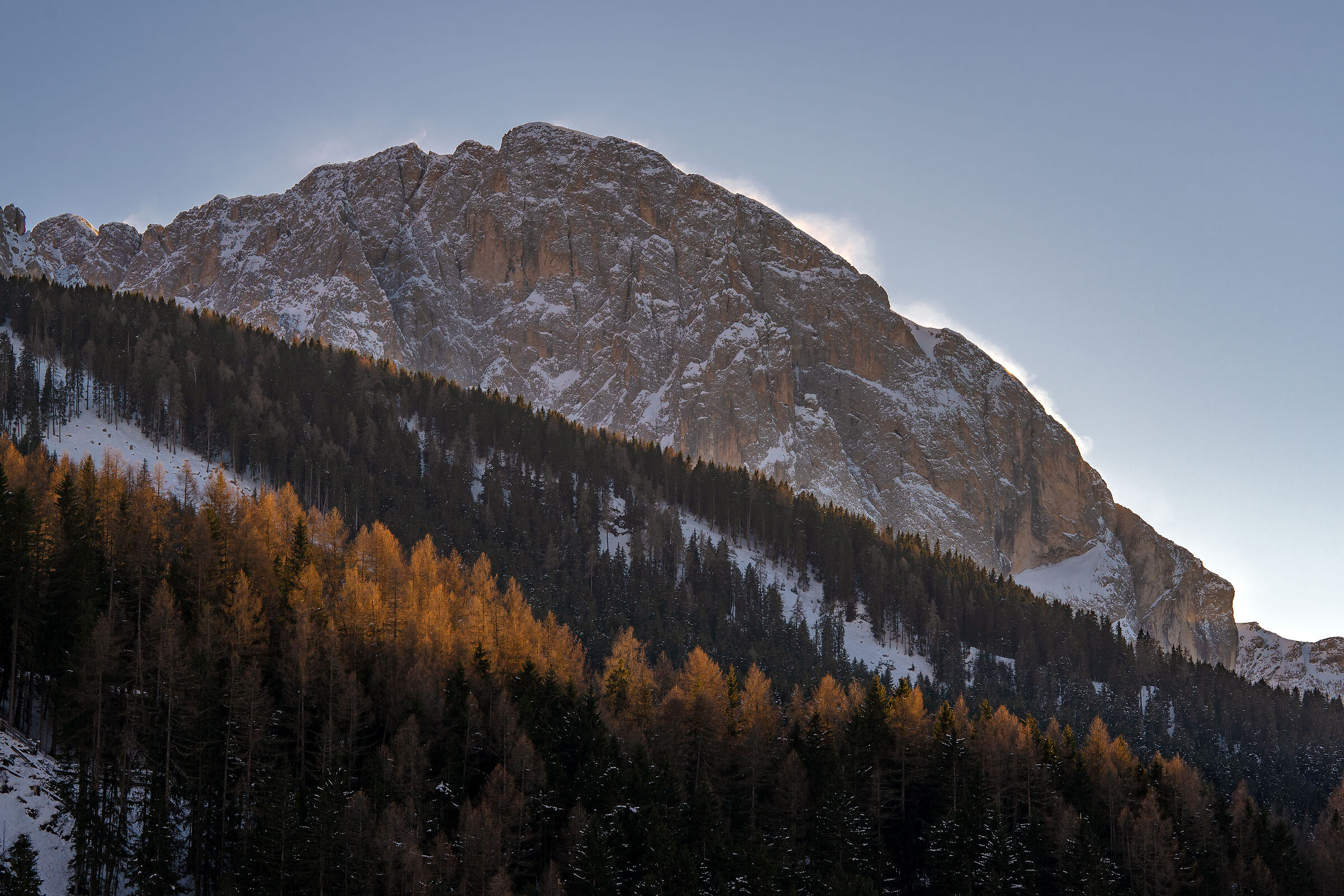 Lights on the Sassolungo