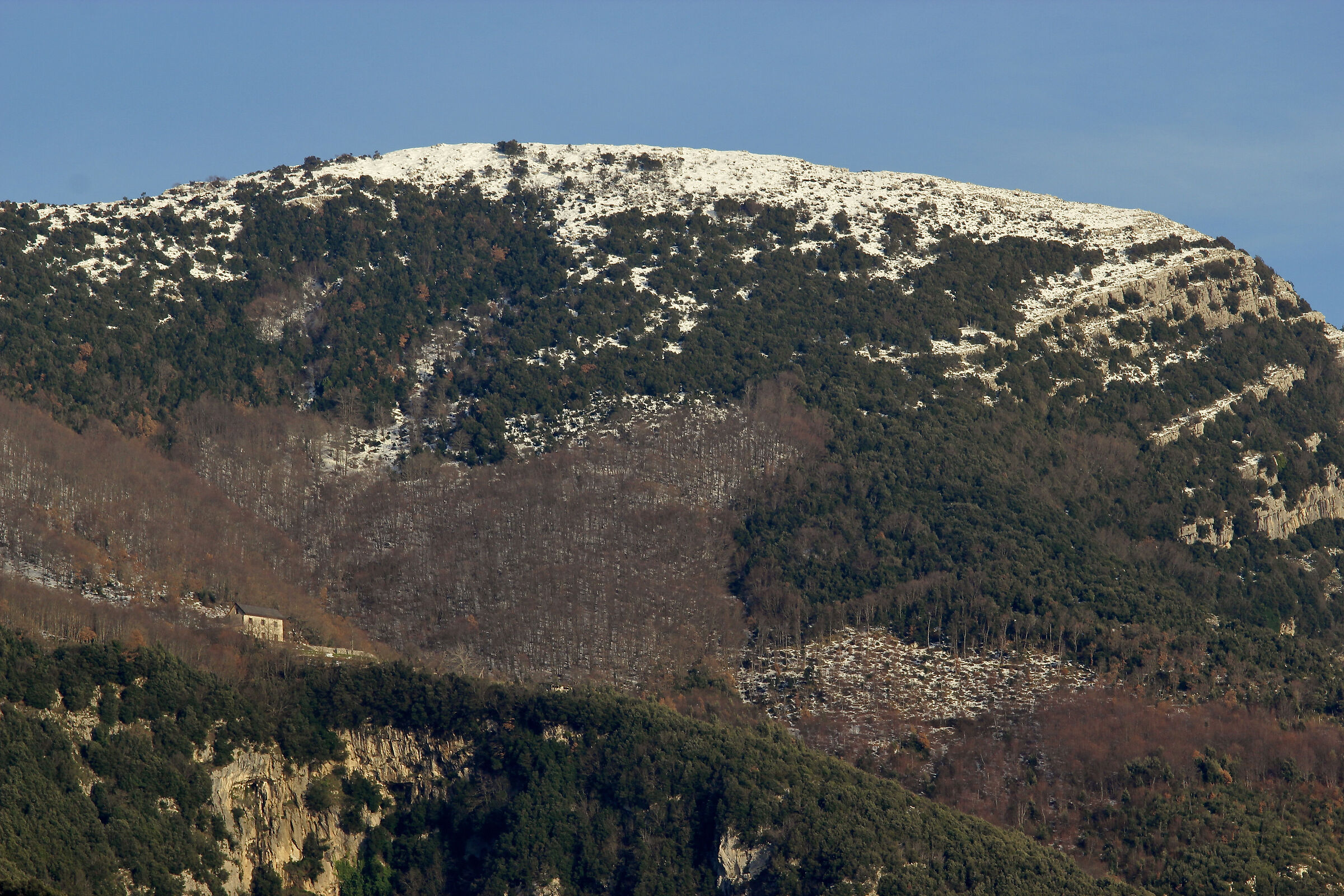 snow Lattari Mountains