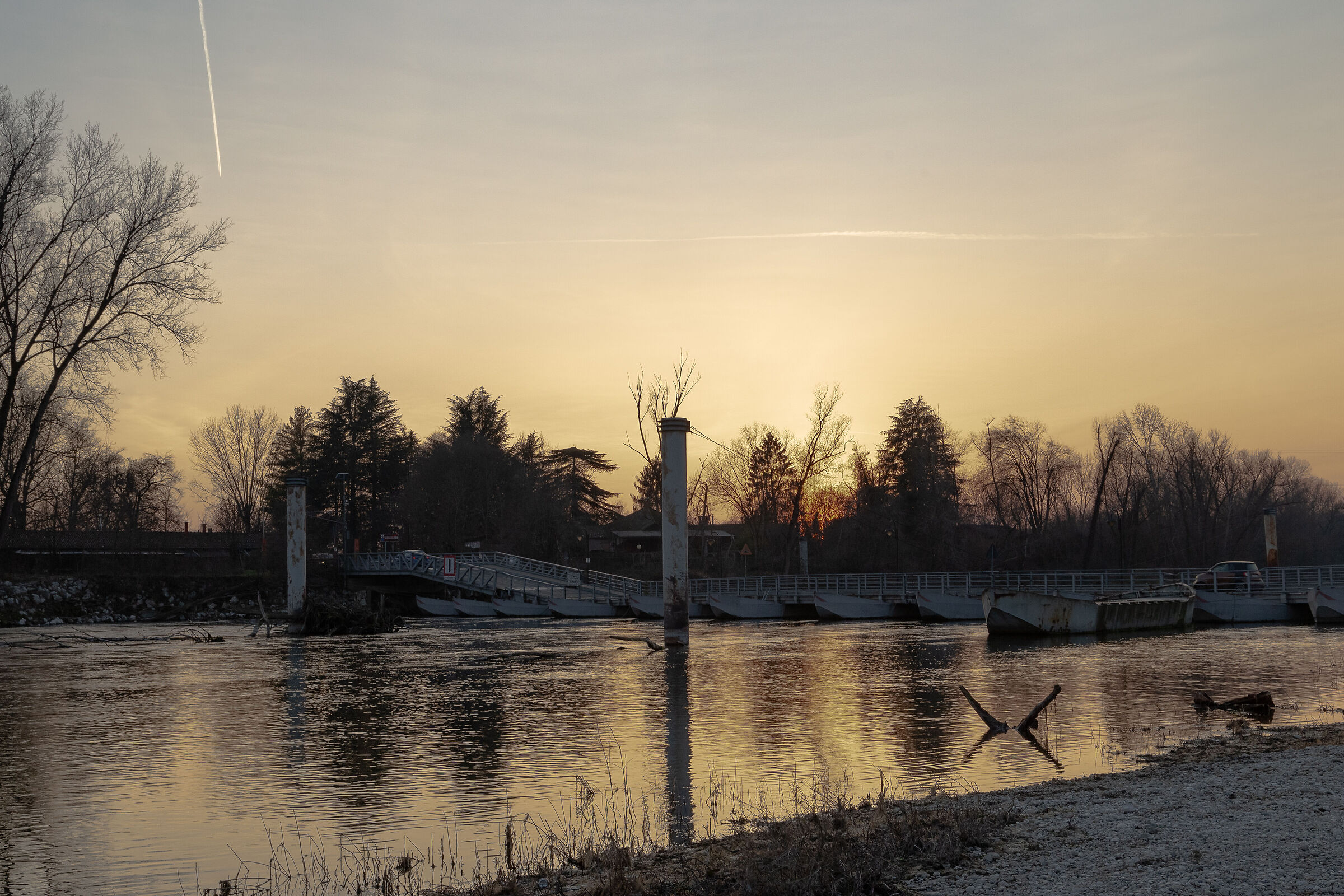 Ponte di Barche di Bereguardo (pv)
